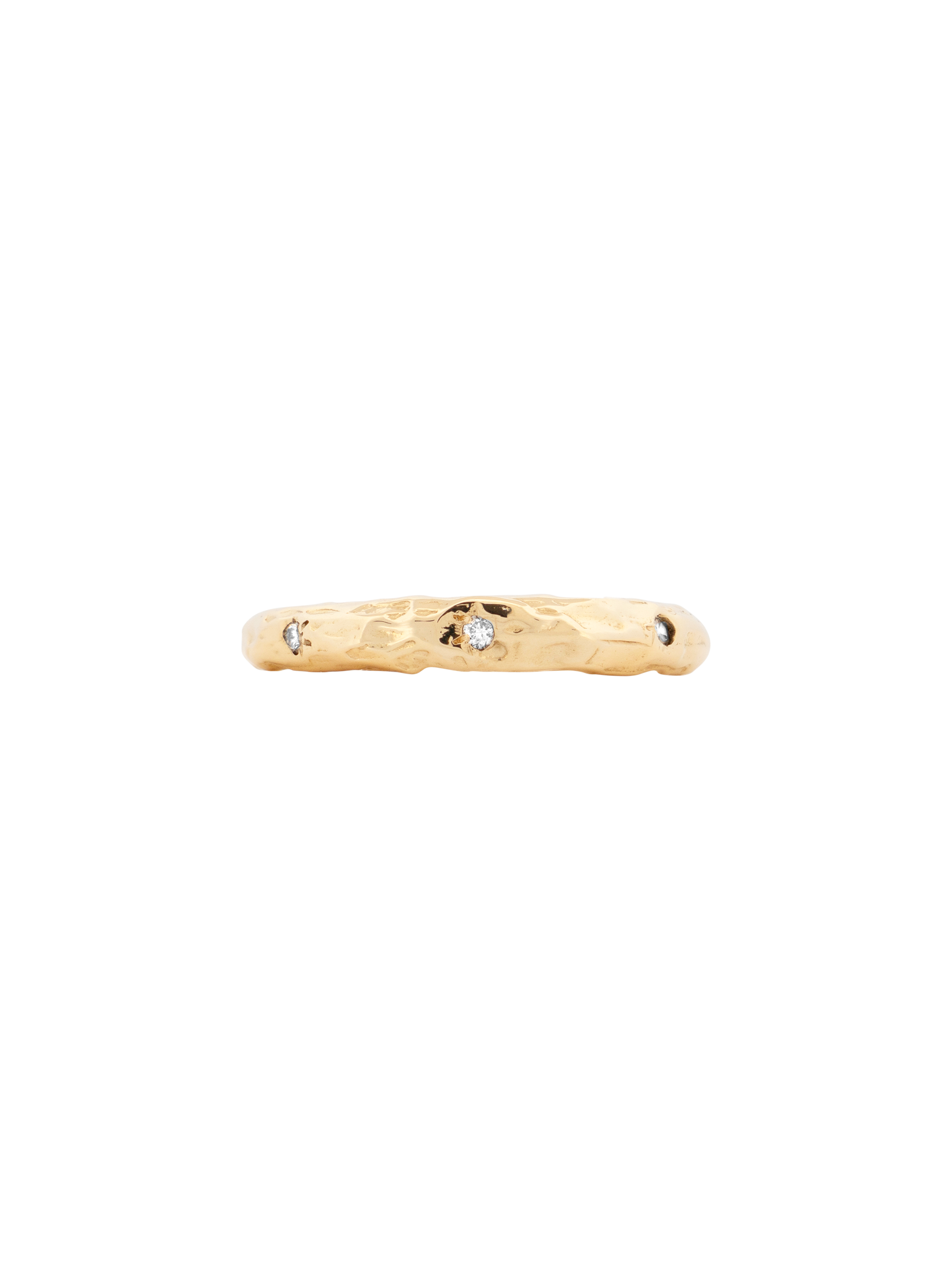 Odette line ring with diamonds photo 1