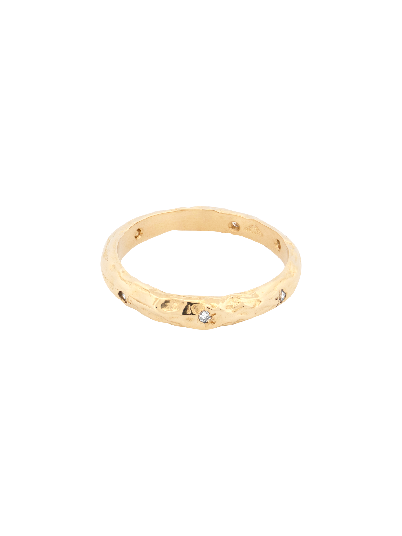 Odette line ring with diamonds photo 3