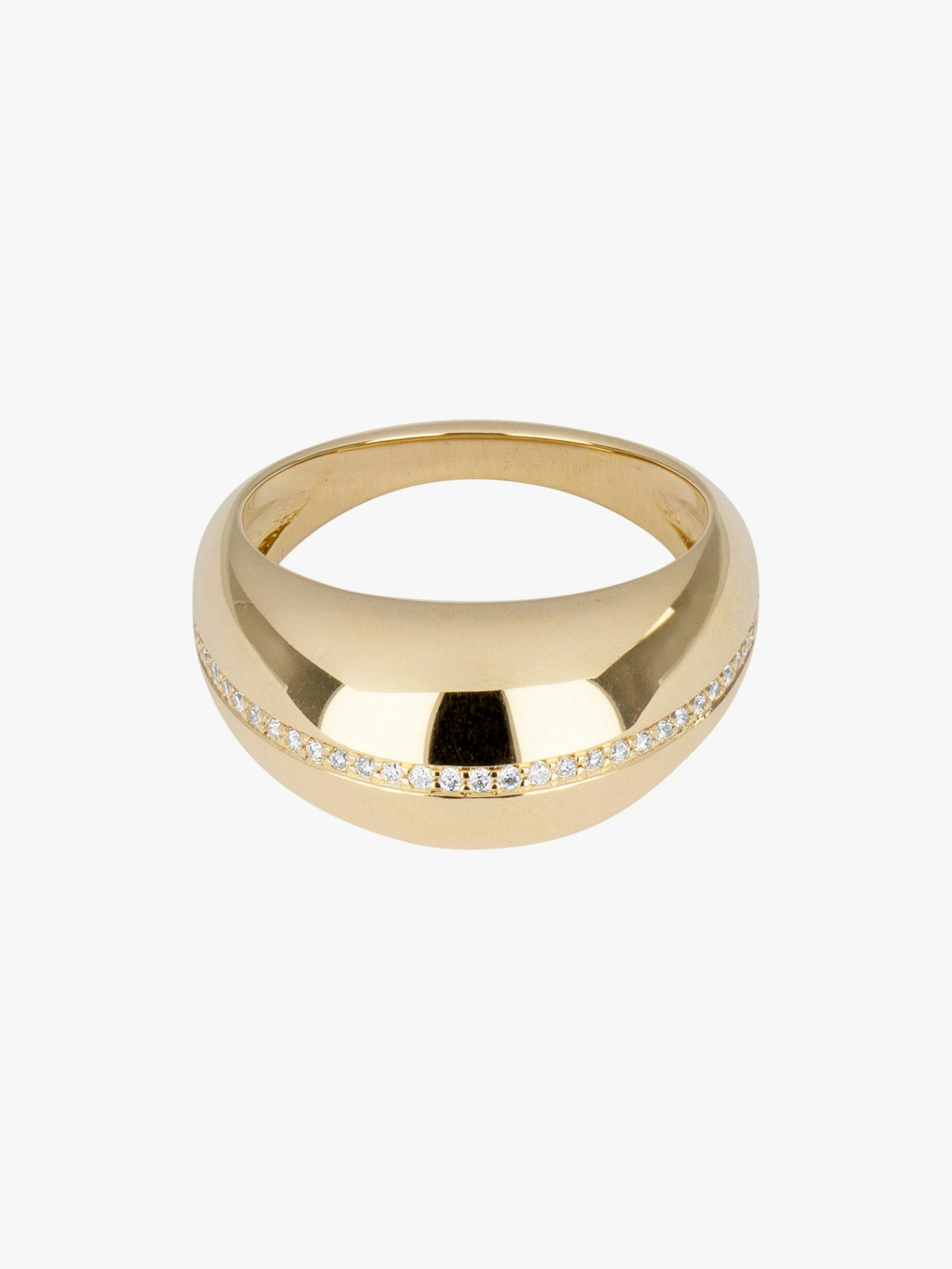 Form ring II with pavé diamonds photo 3