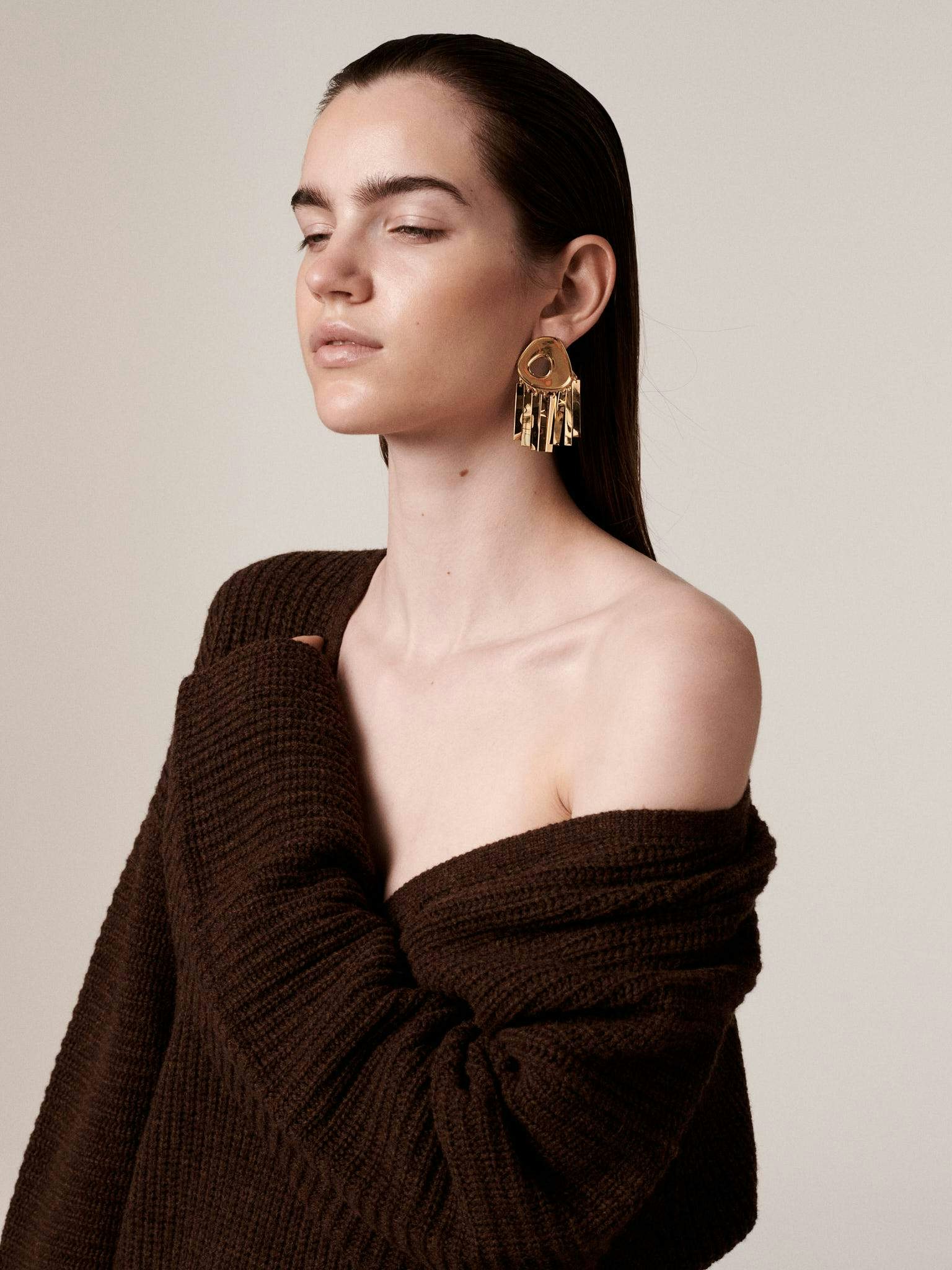 Medium fringe earrings photo 2