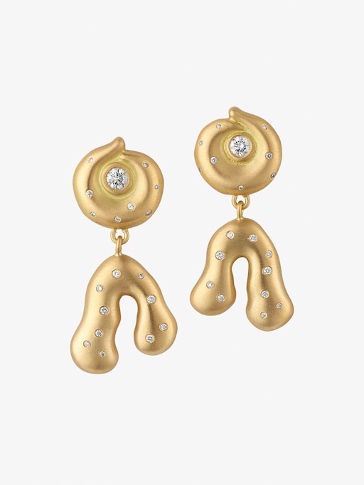 Helix diamond earrings photo