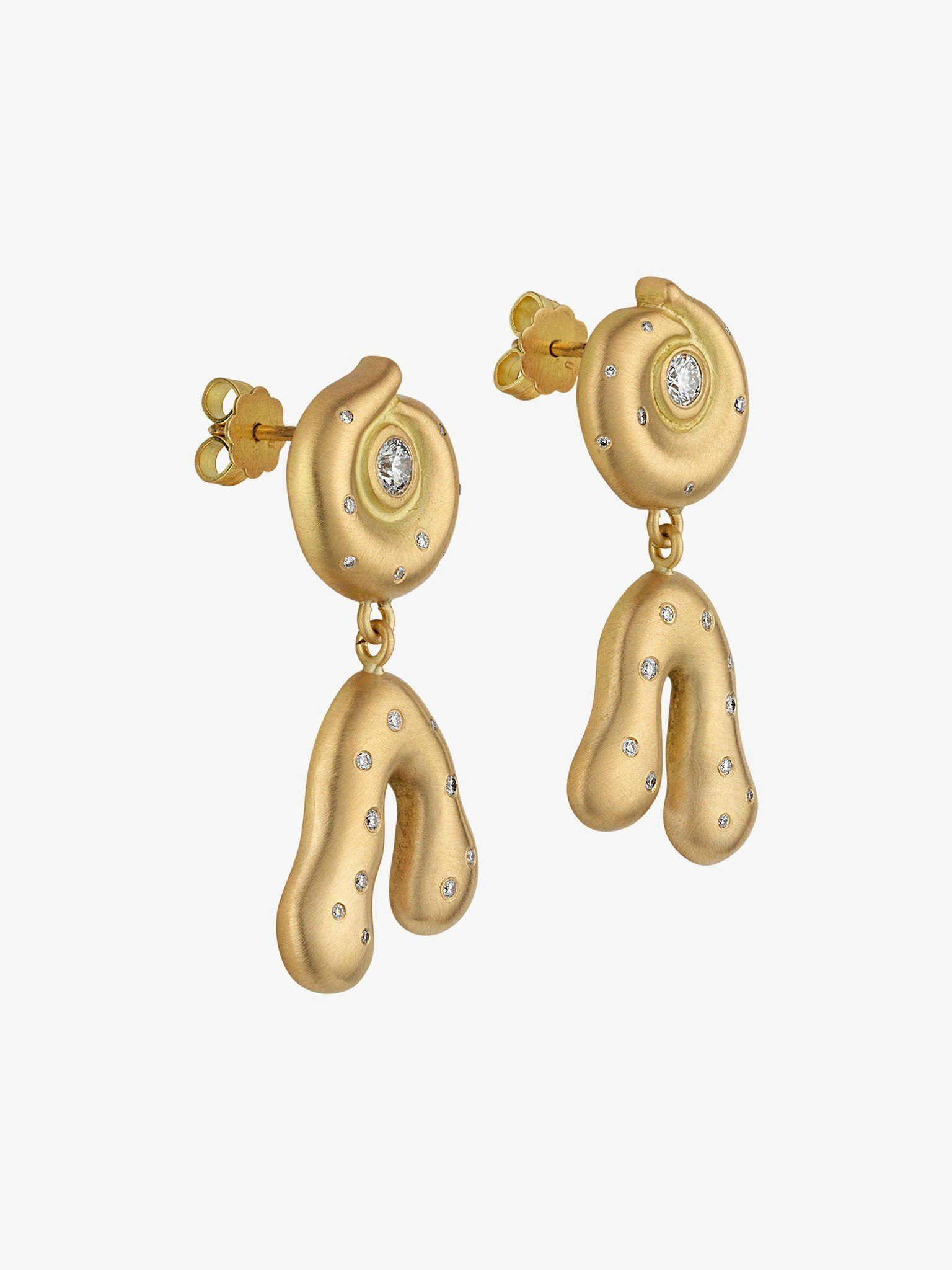 Helix diamond earrings photo 3