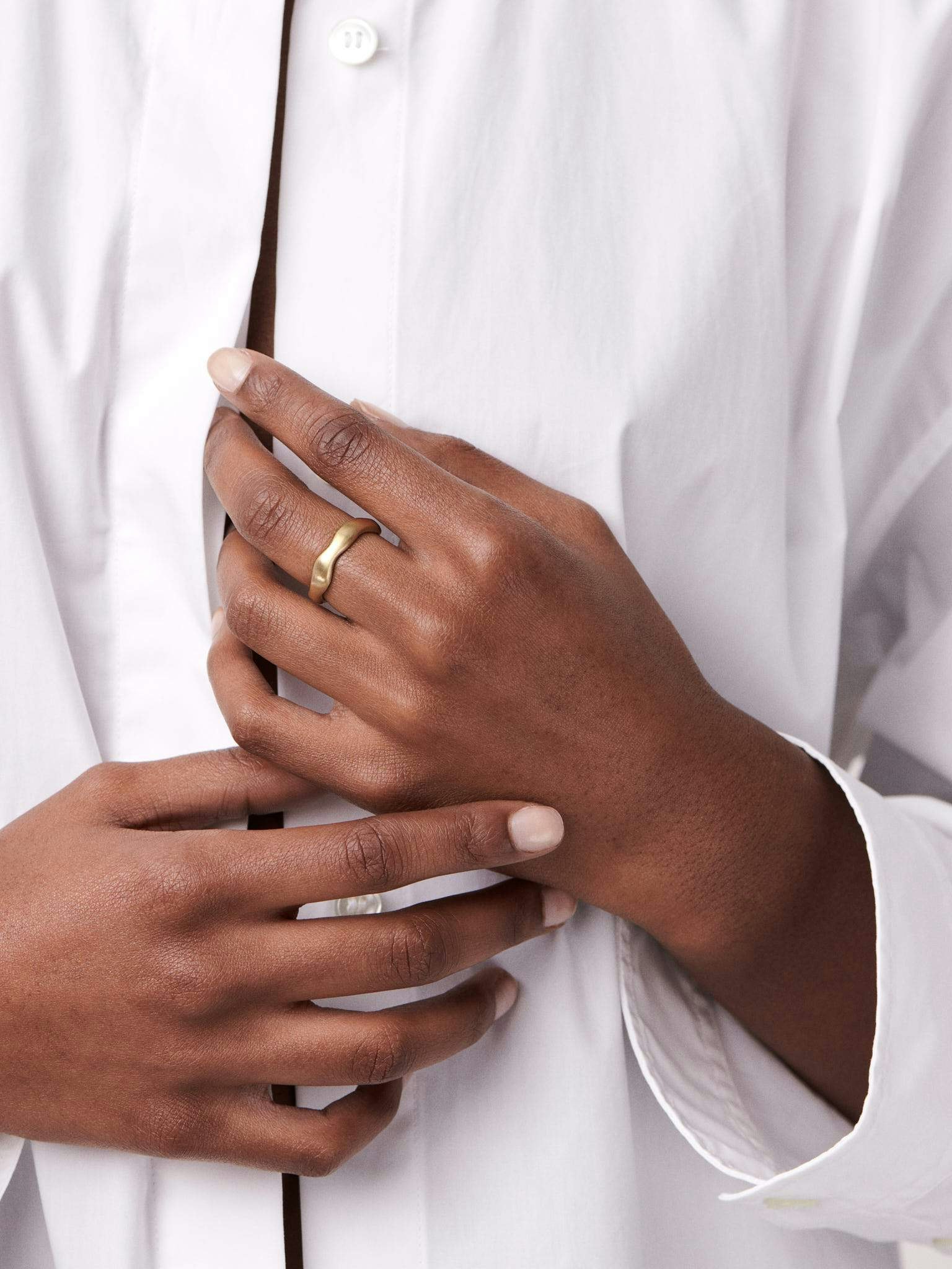 Nebula gold ring photo 2