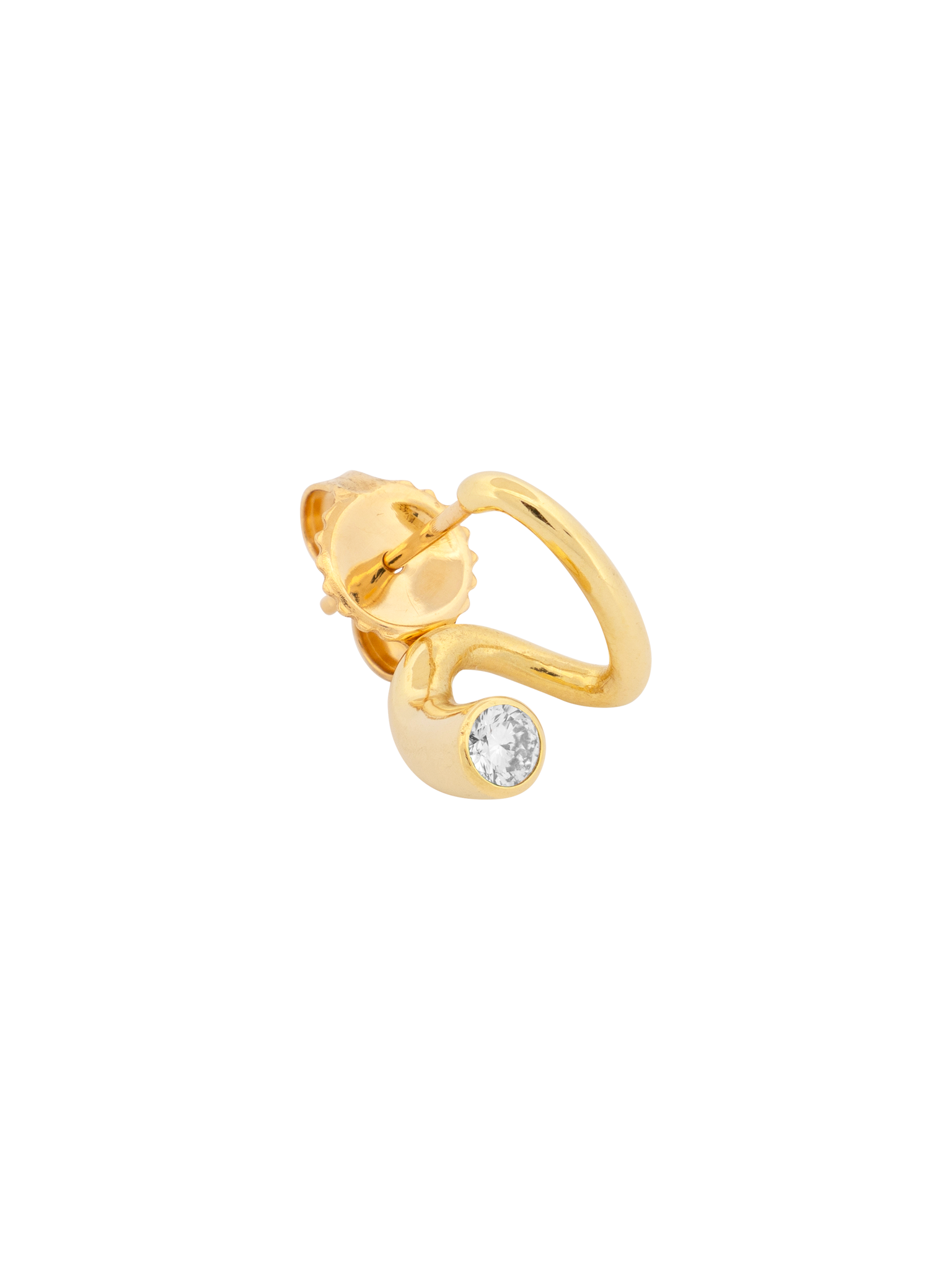 Peak diamond earring photo 3
