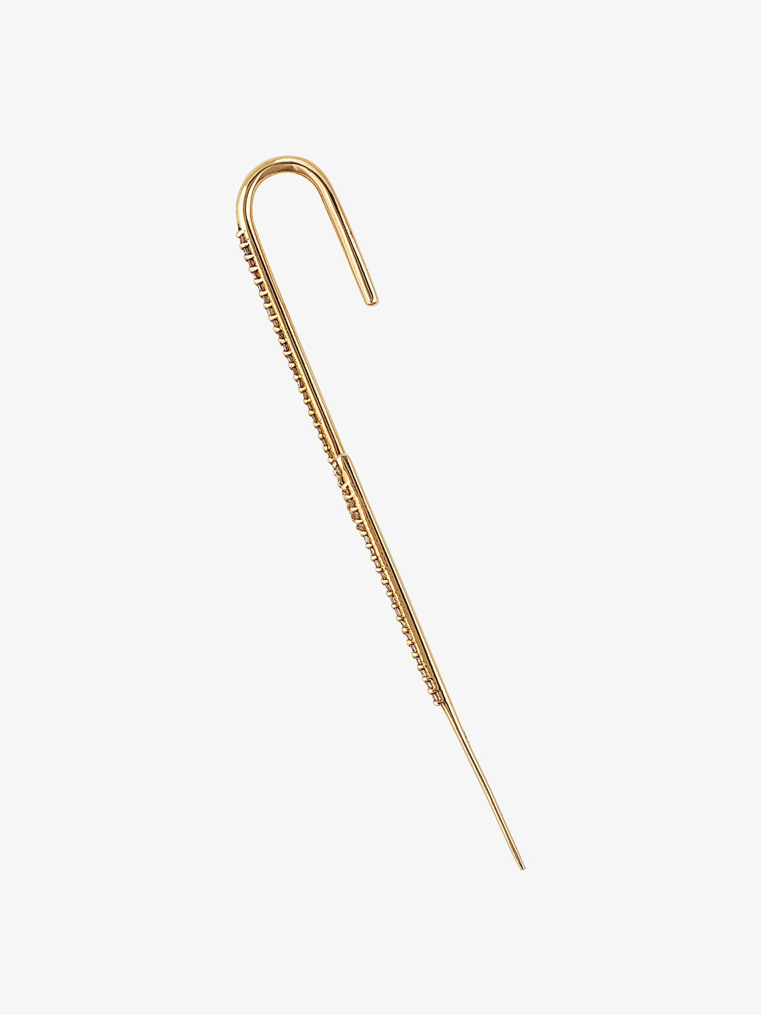 Flash diamond ear pin photo 3