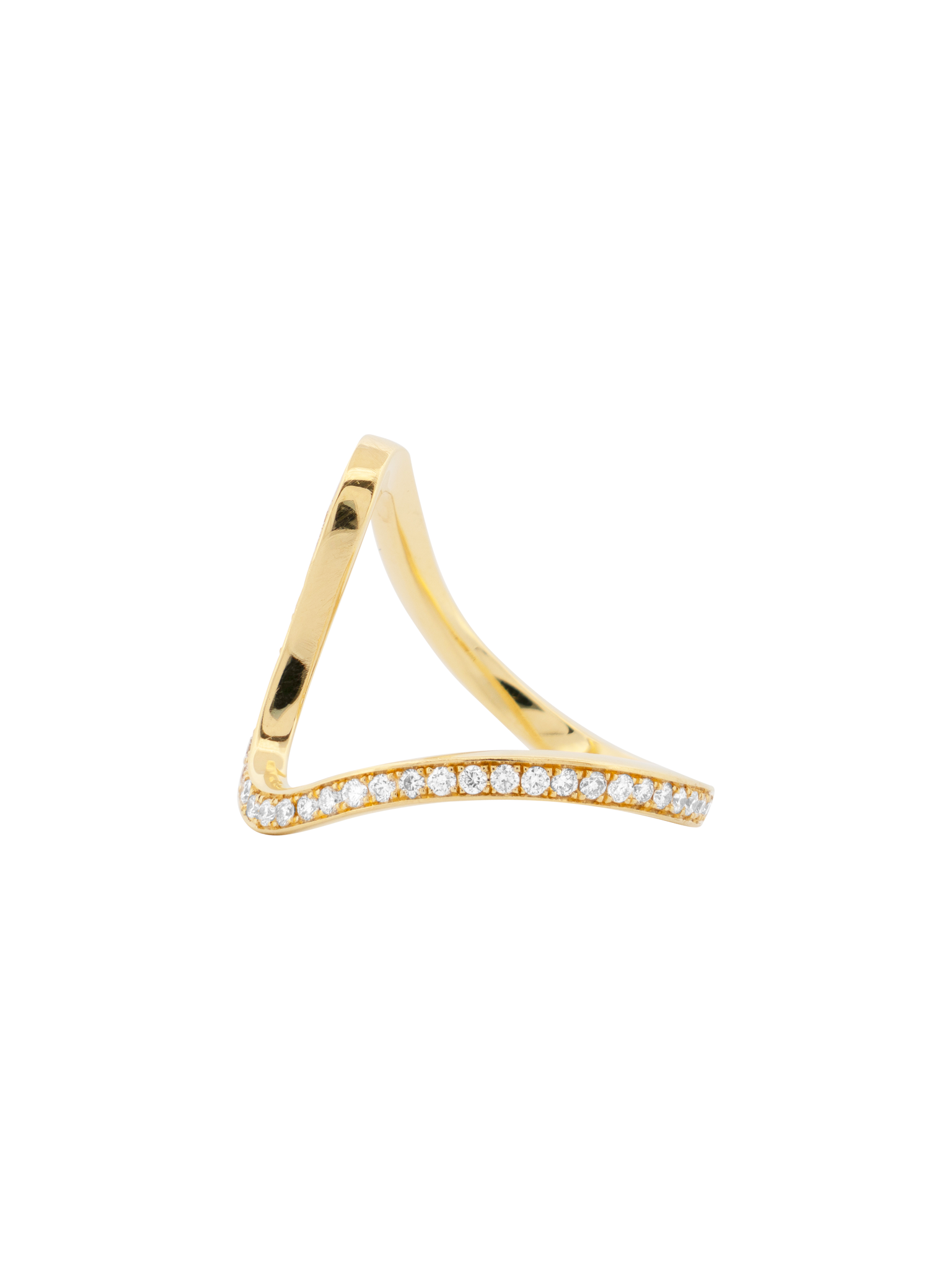 Trace pavé ring photo 3