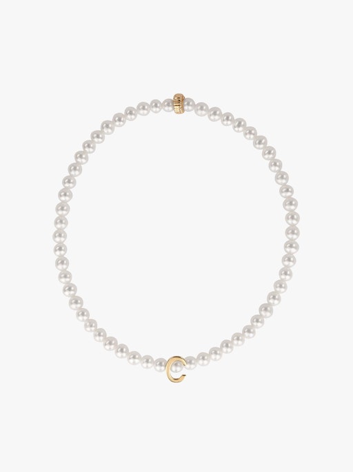 Mini pearl and letter bracelet photo