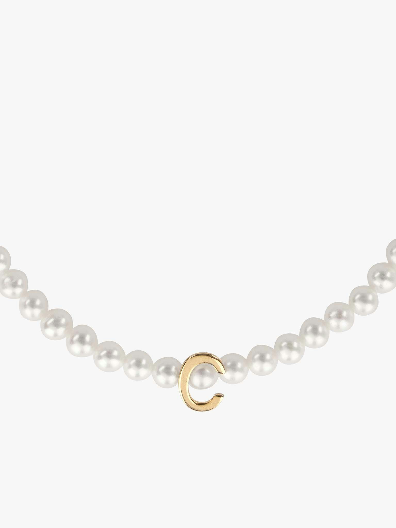 Mini pearl and letter bracelet photo 3