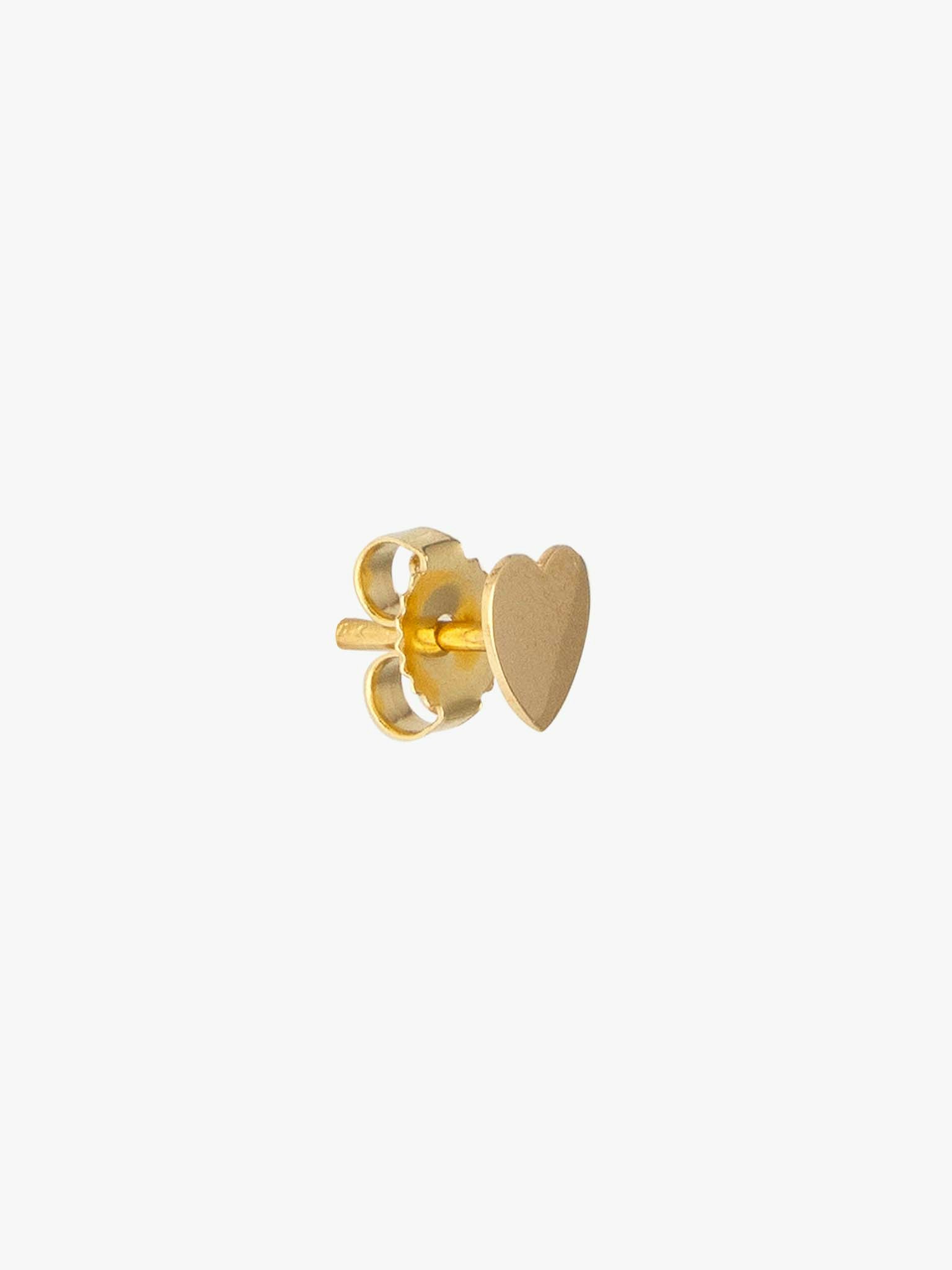 Mini mini heart stud photo 3
