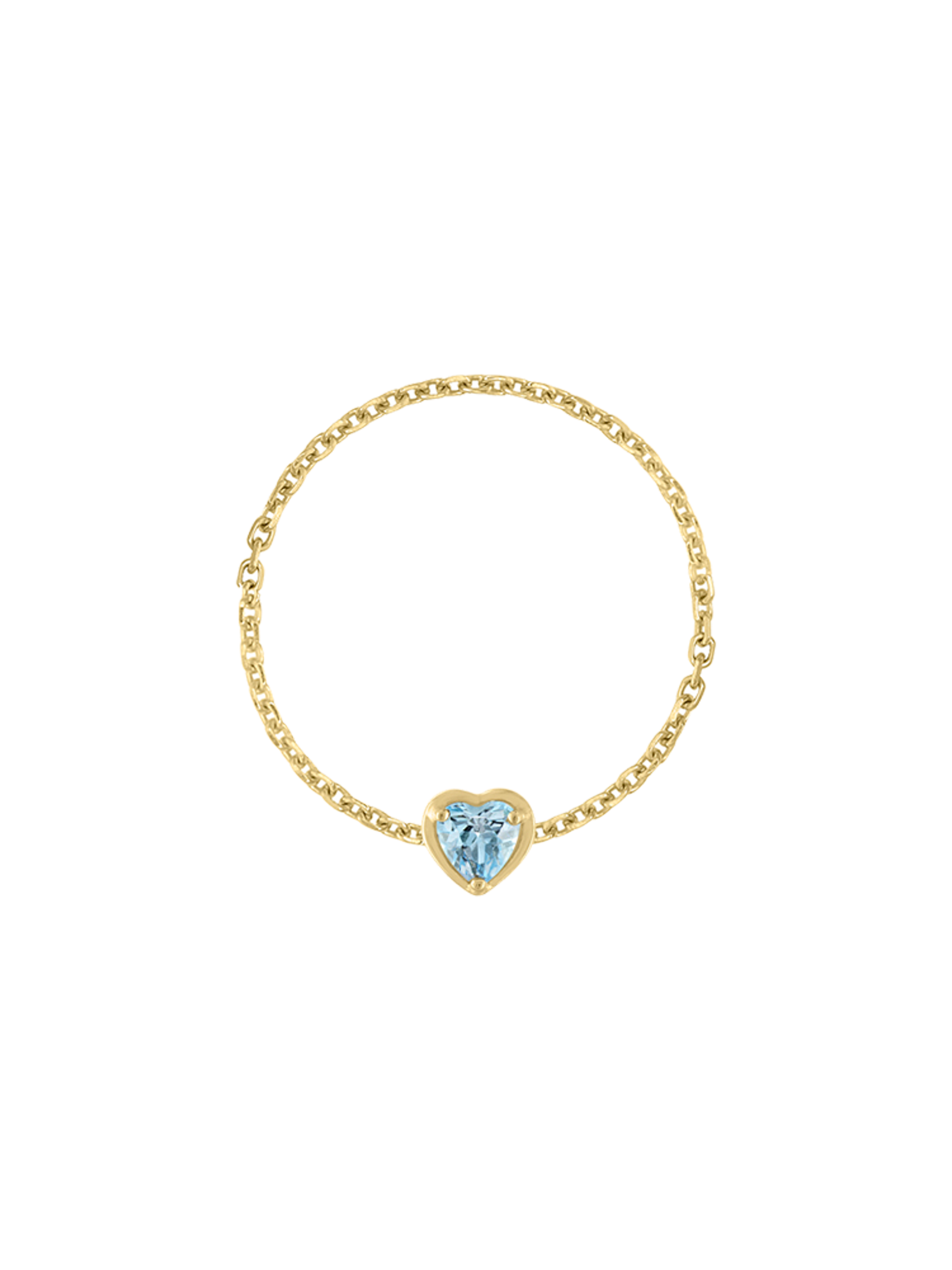 Heart chain ring photo 5
