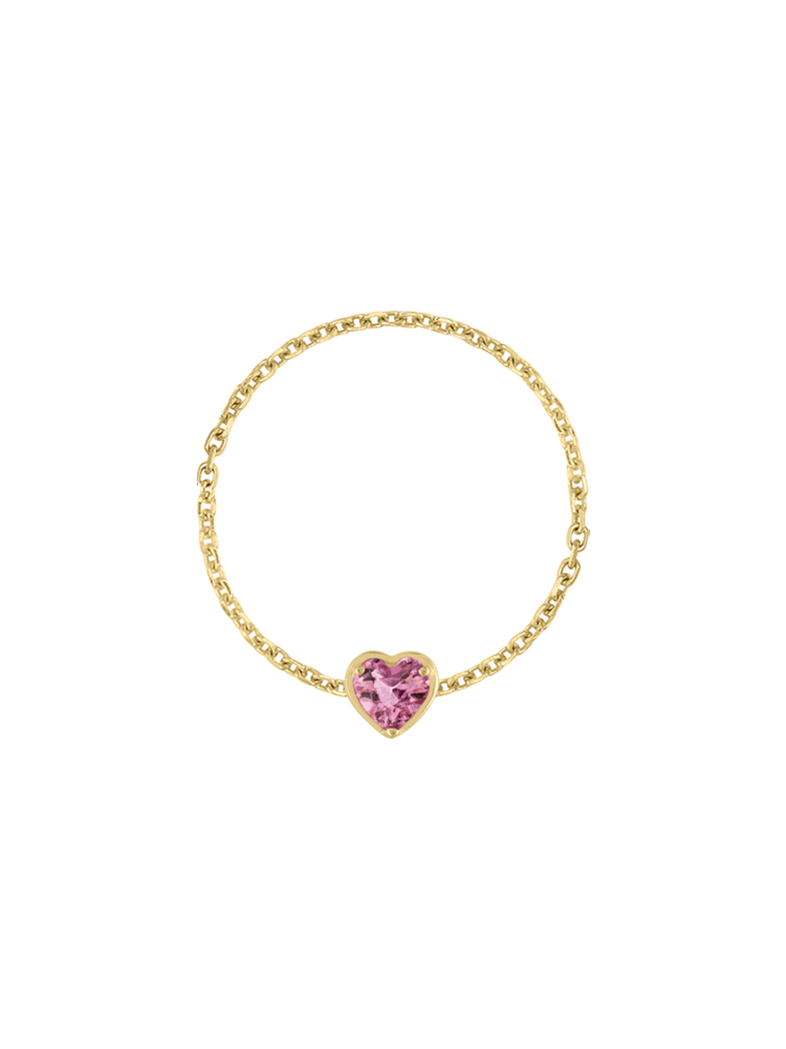 Heart chain ring photo 3