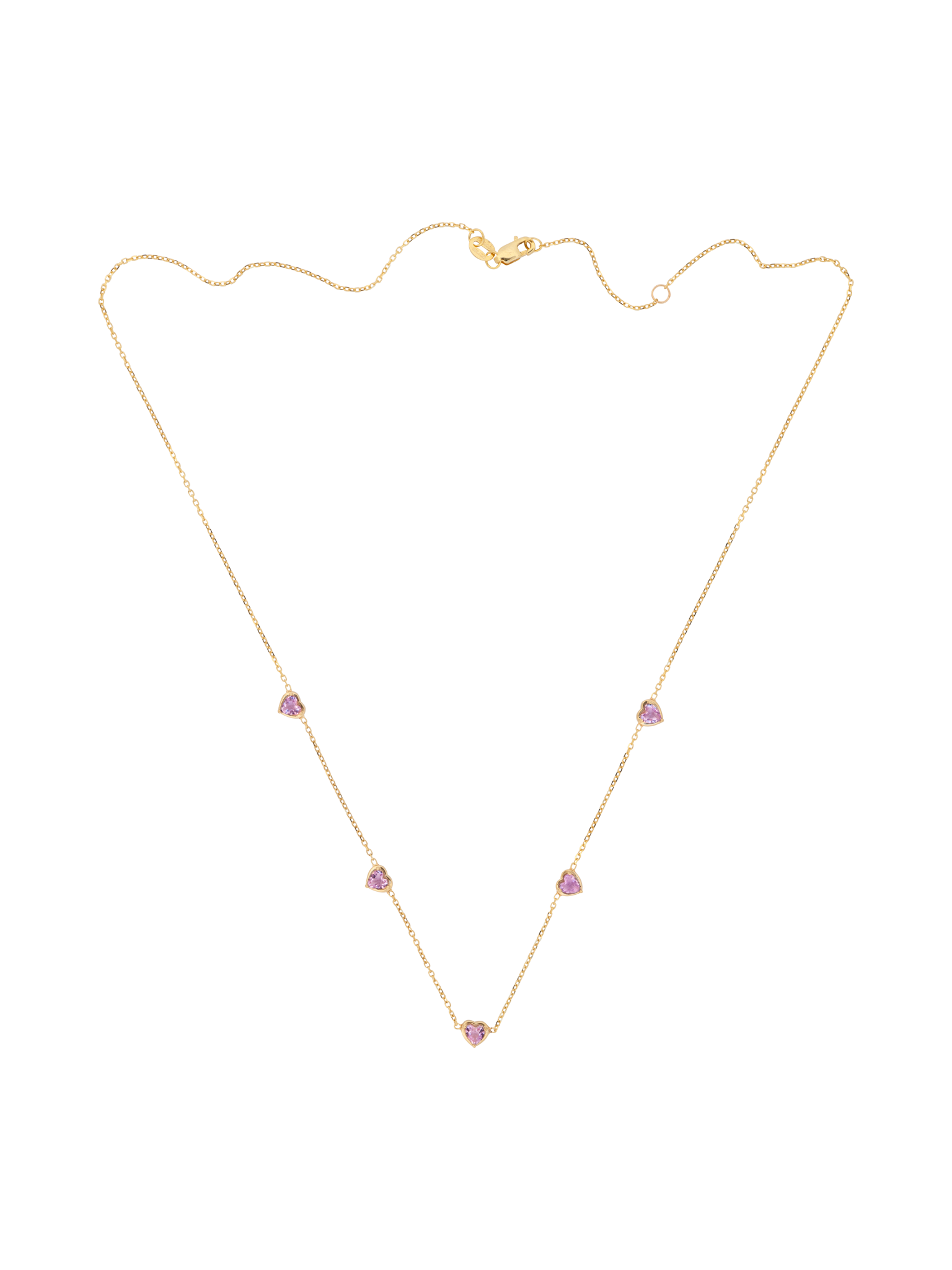 Heart station necklace photo 3