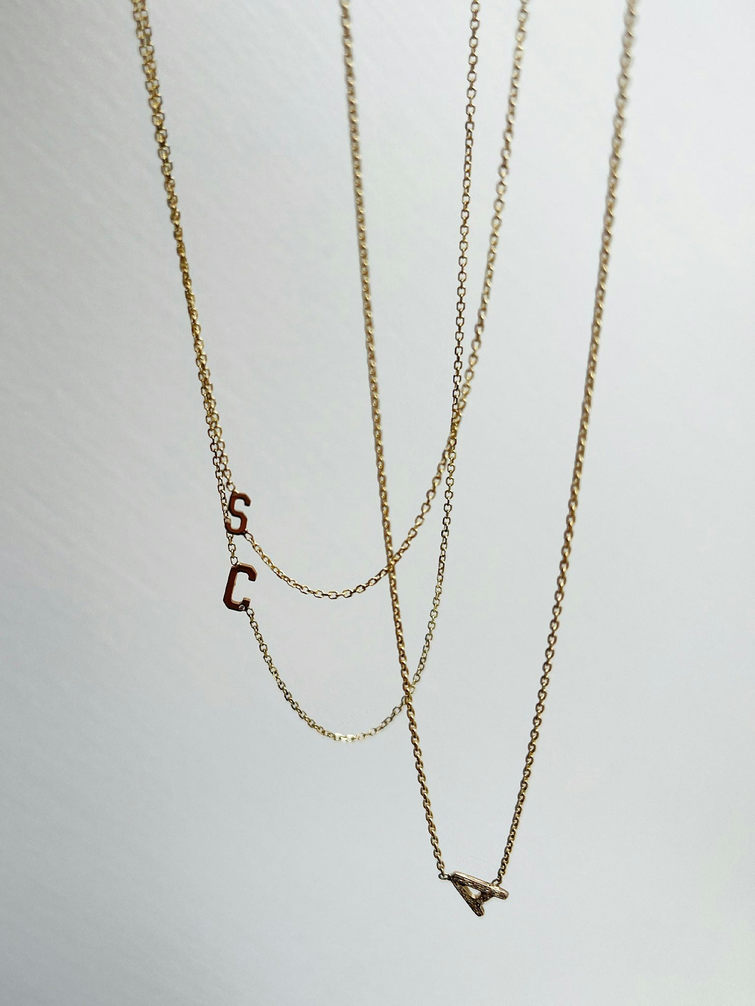 Mini mini letter necklace photo 9
