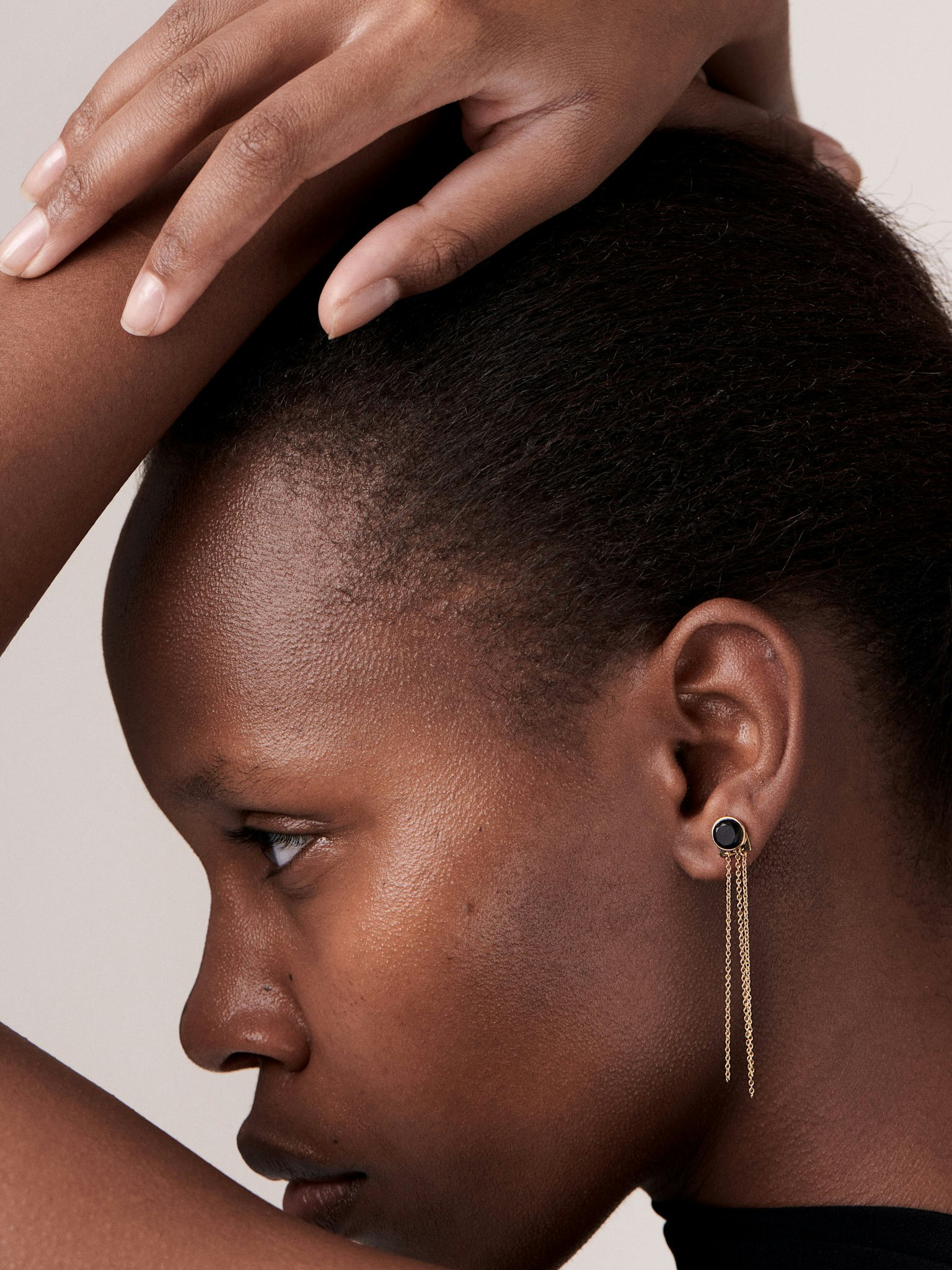 I taste earring with Mpingo Blackwood diamond photo 2
