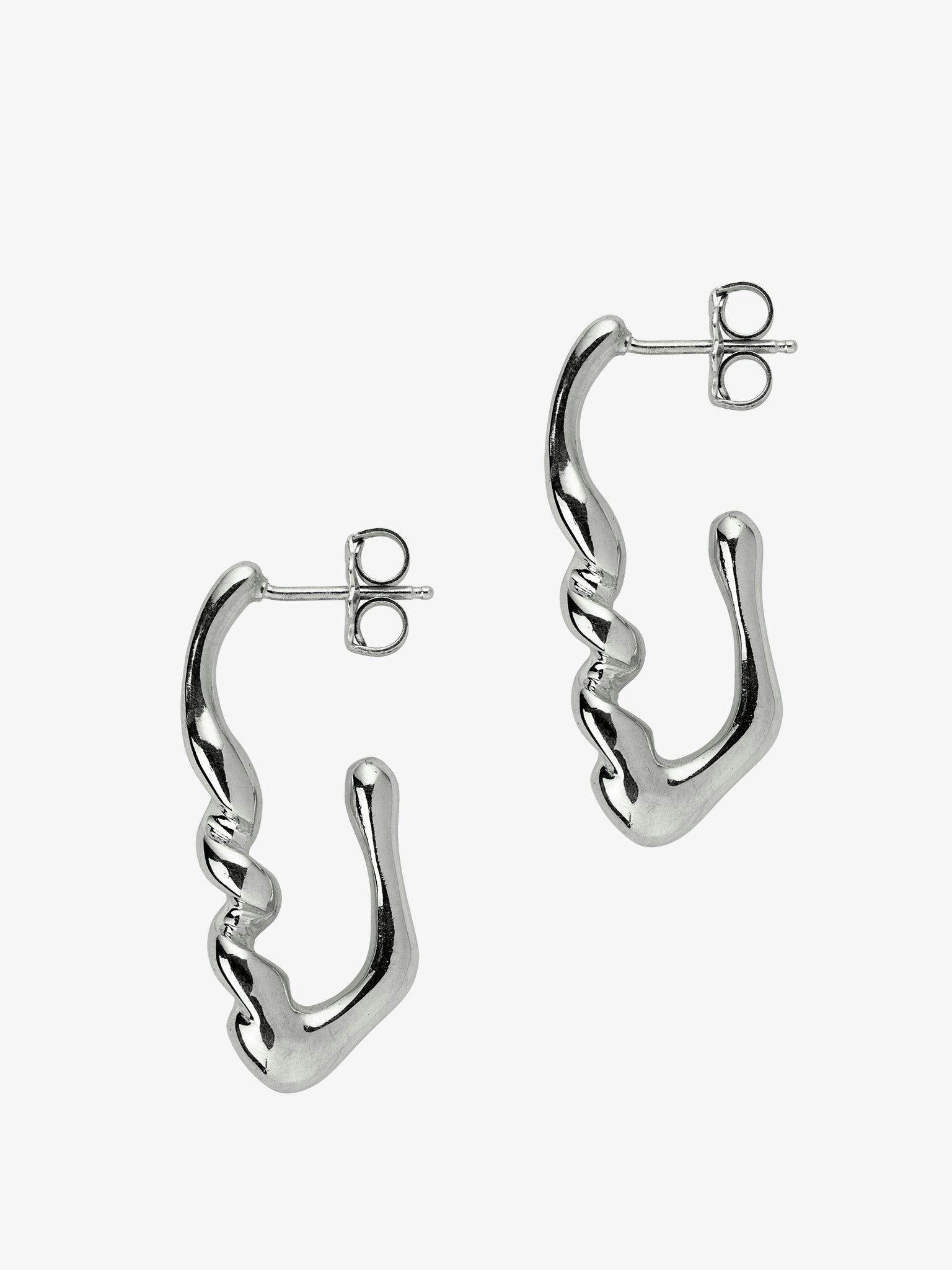 Small corkscrew earrings photo 3