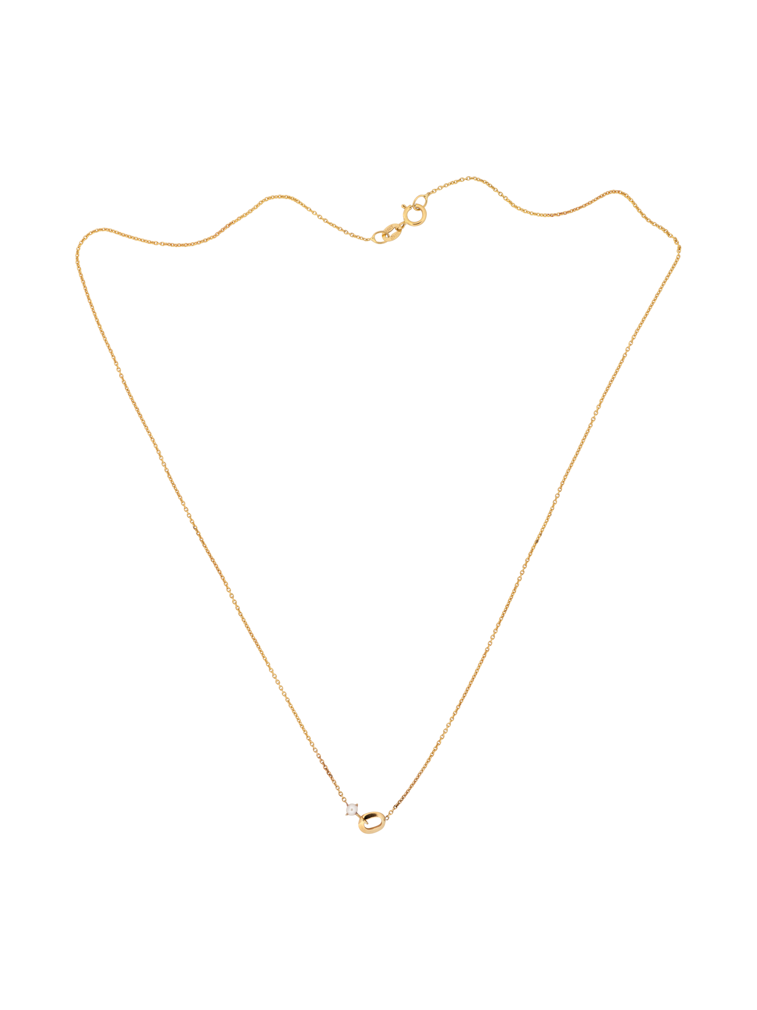 XS link pearl necklace photo 3