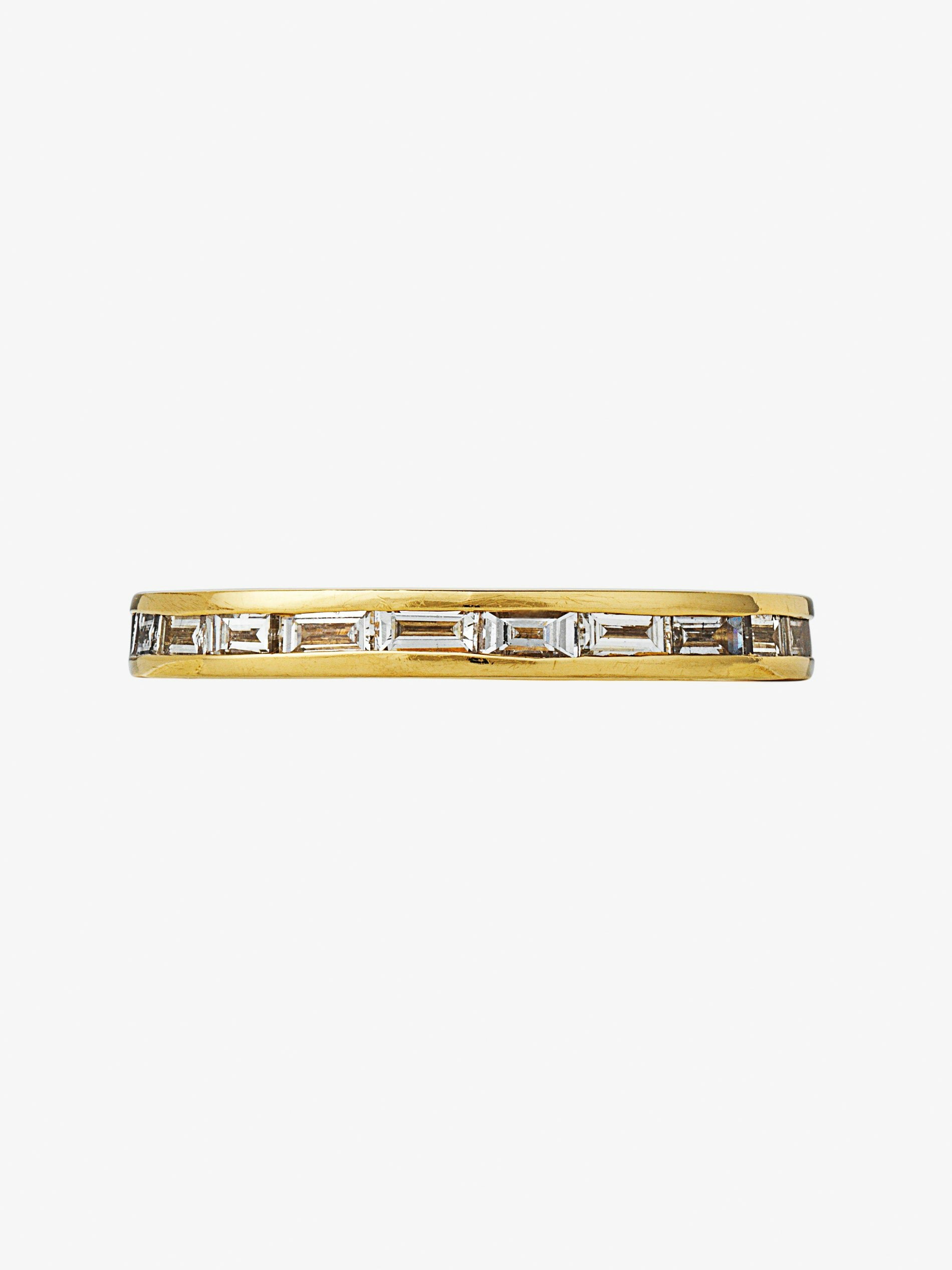 Othello white and black diamond eternity band photo 1