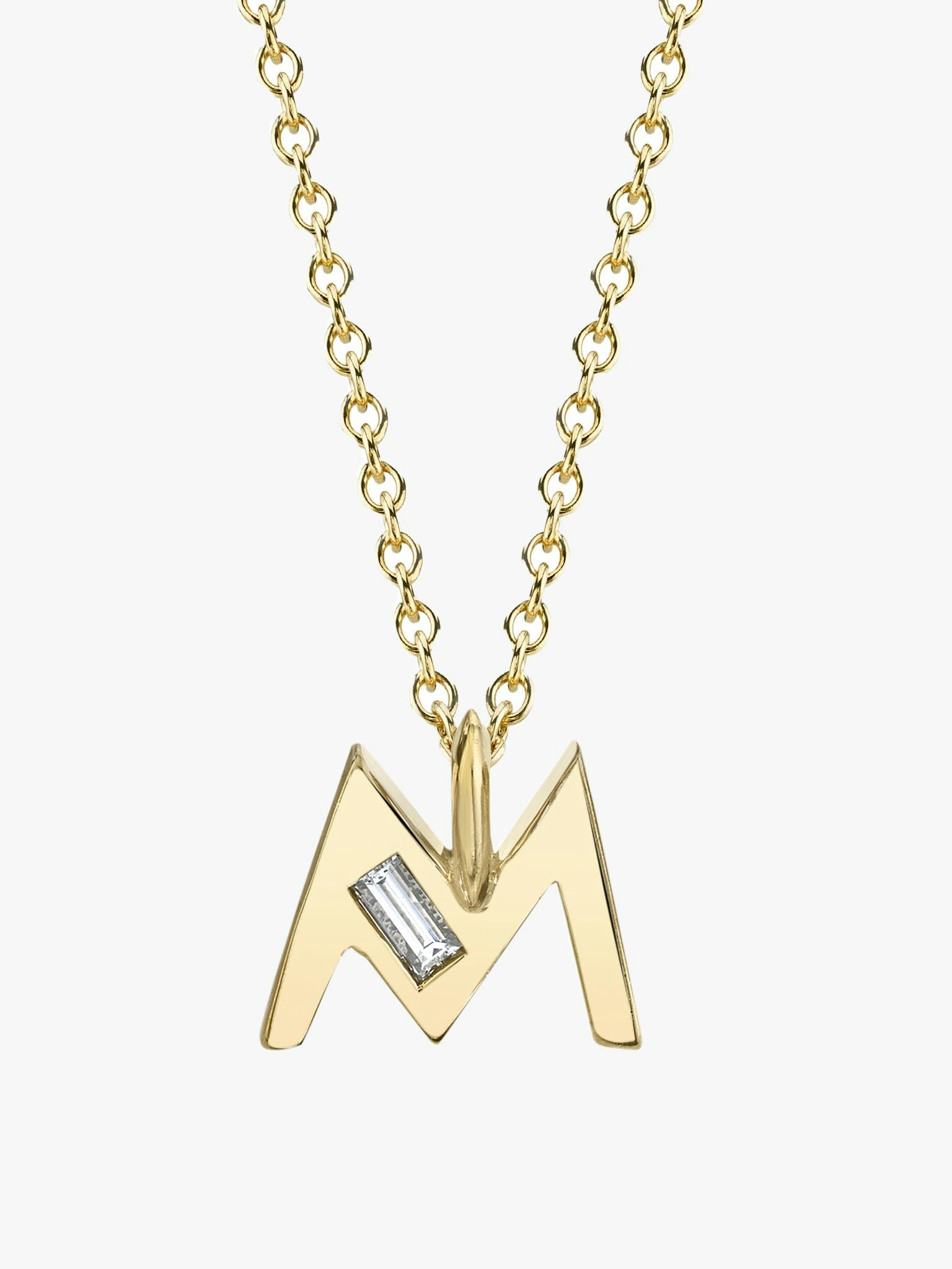 Petite deco initial necklace photo 4