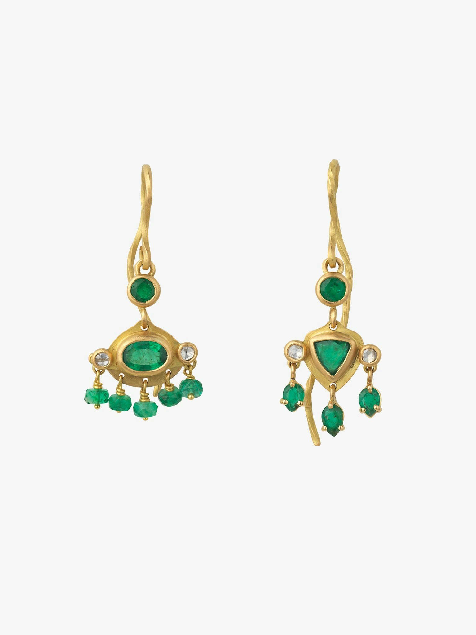 Emerald earrings photo 1