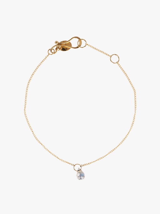 Labradorite drop chain bracelet photo