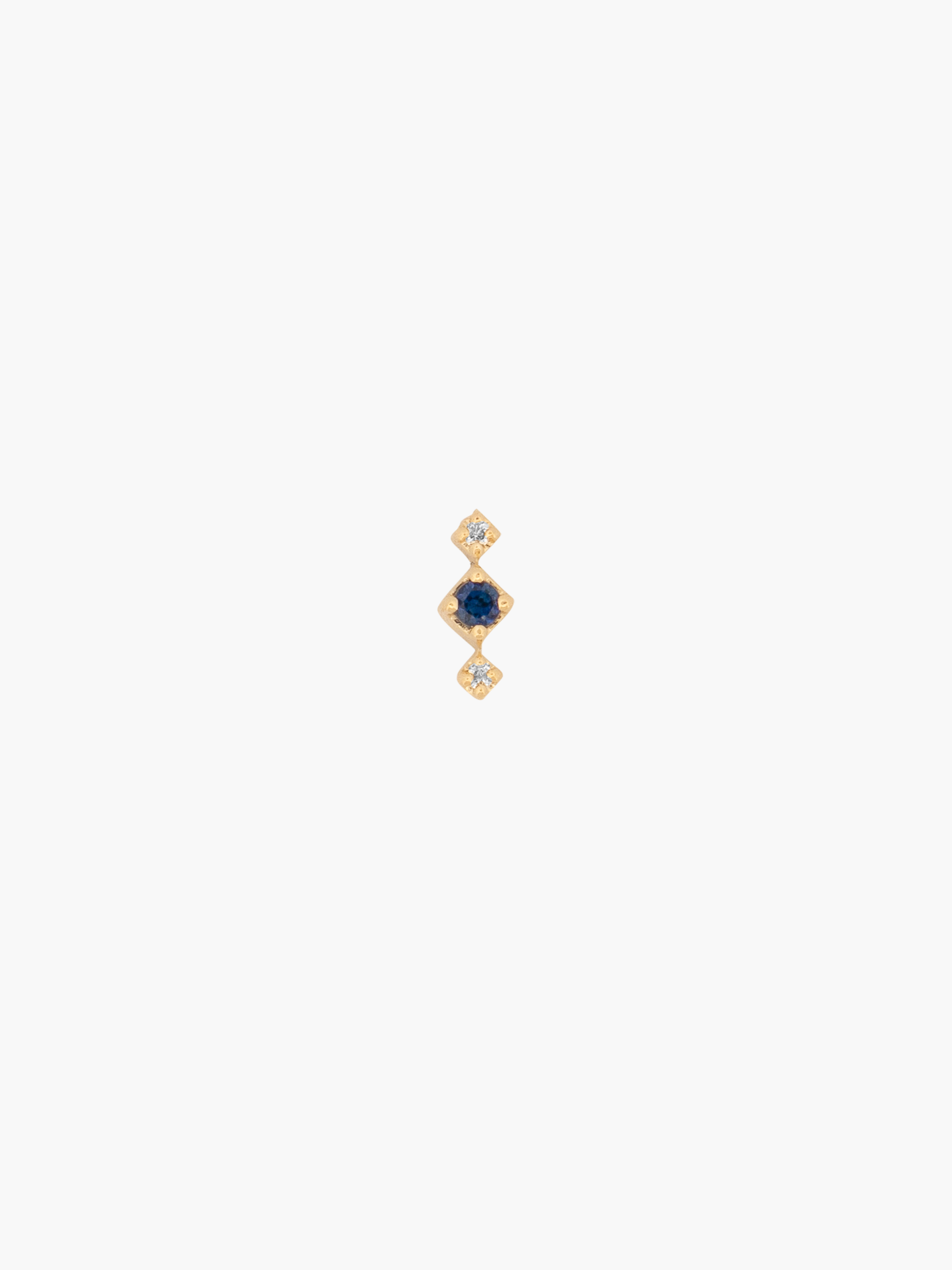 Petite three stone stud photo 5