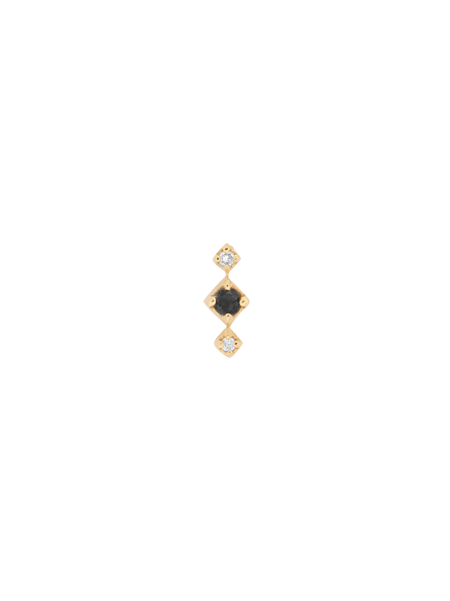 Petite three stone stud photo 6