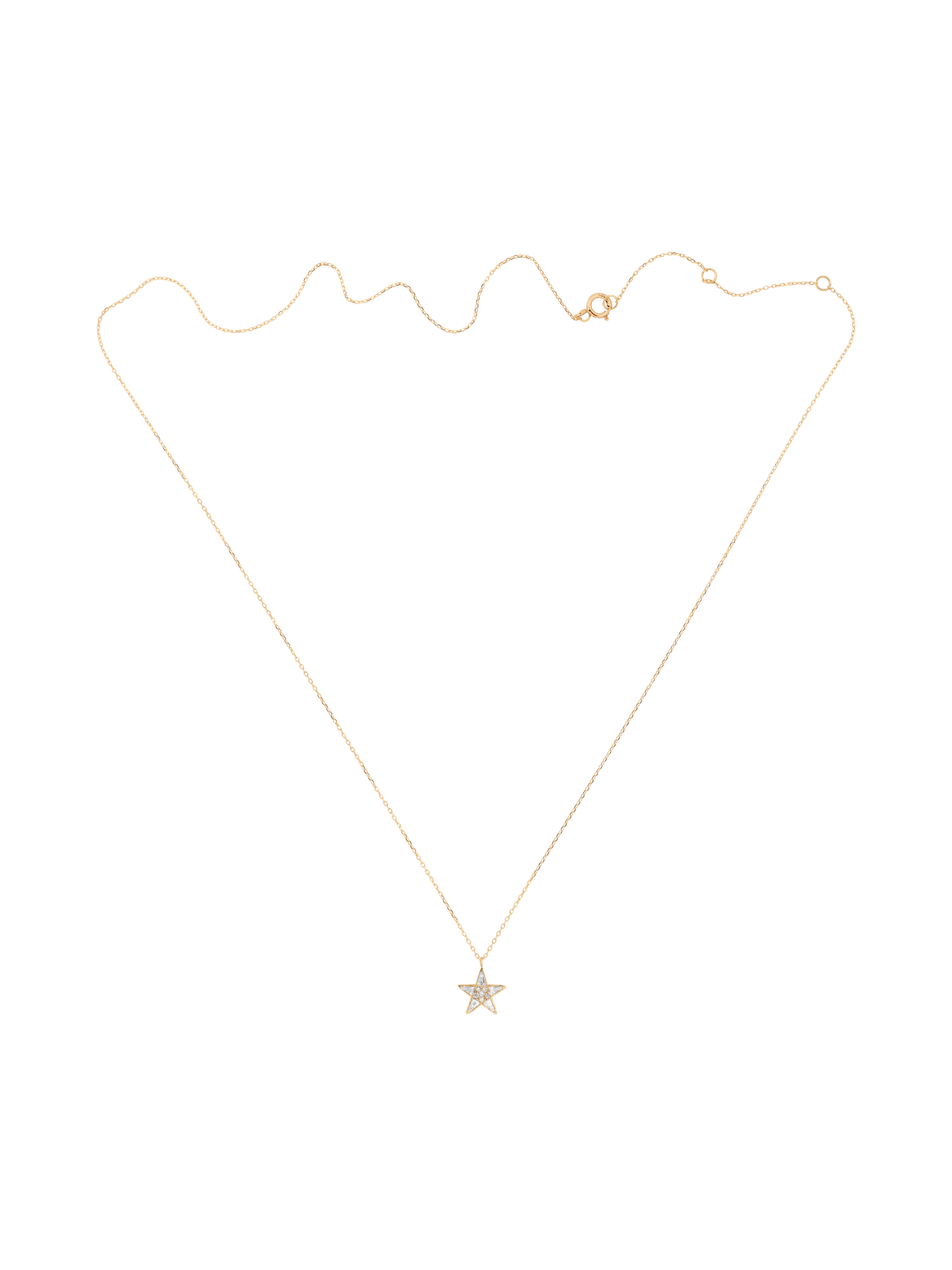 Point star pendant necklace photo 3