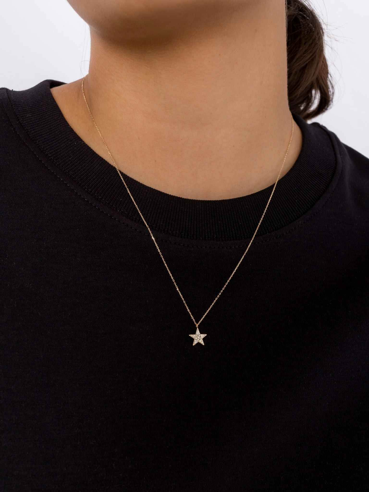 Point star pendant necklace photo 2