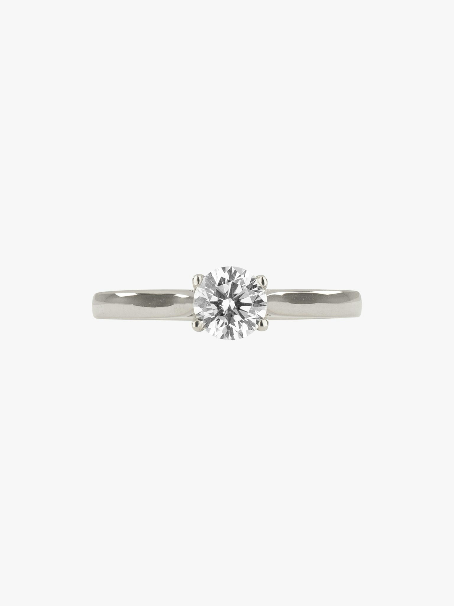 Large solitaire diamond ring photo 1
