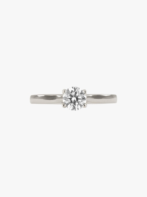Large solitaire diamond ring photo