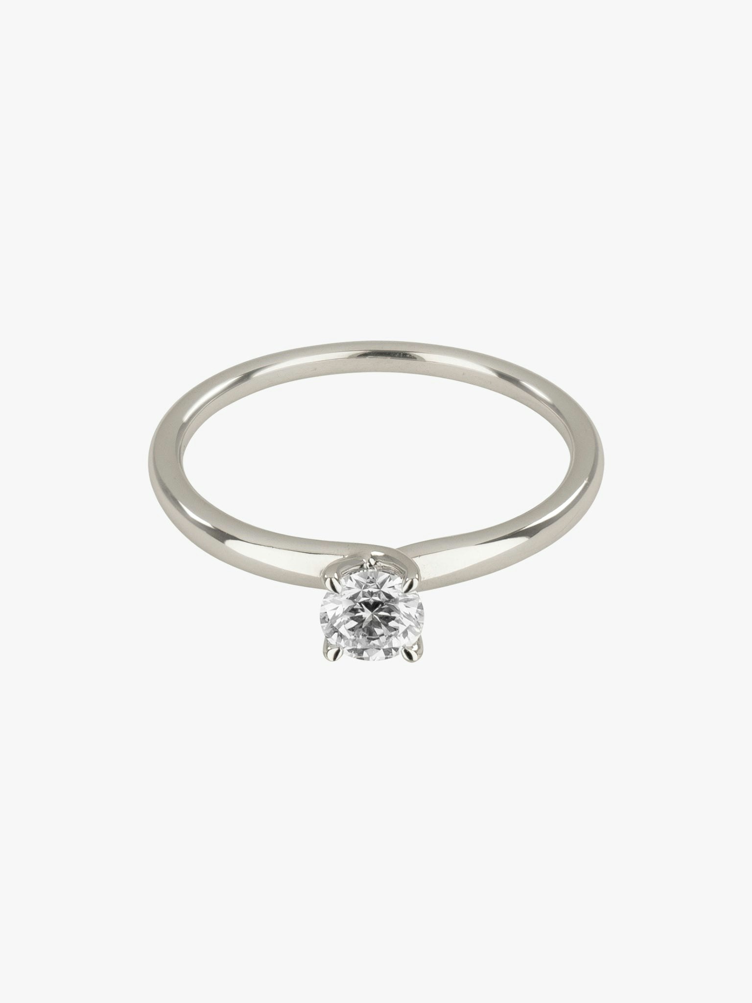 Solitaire diamond ring  photo 3