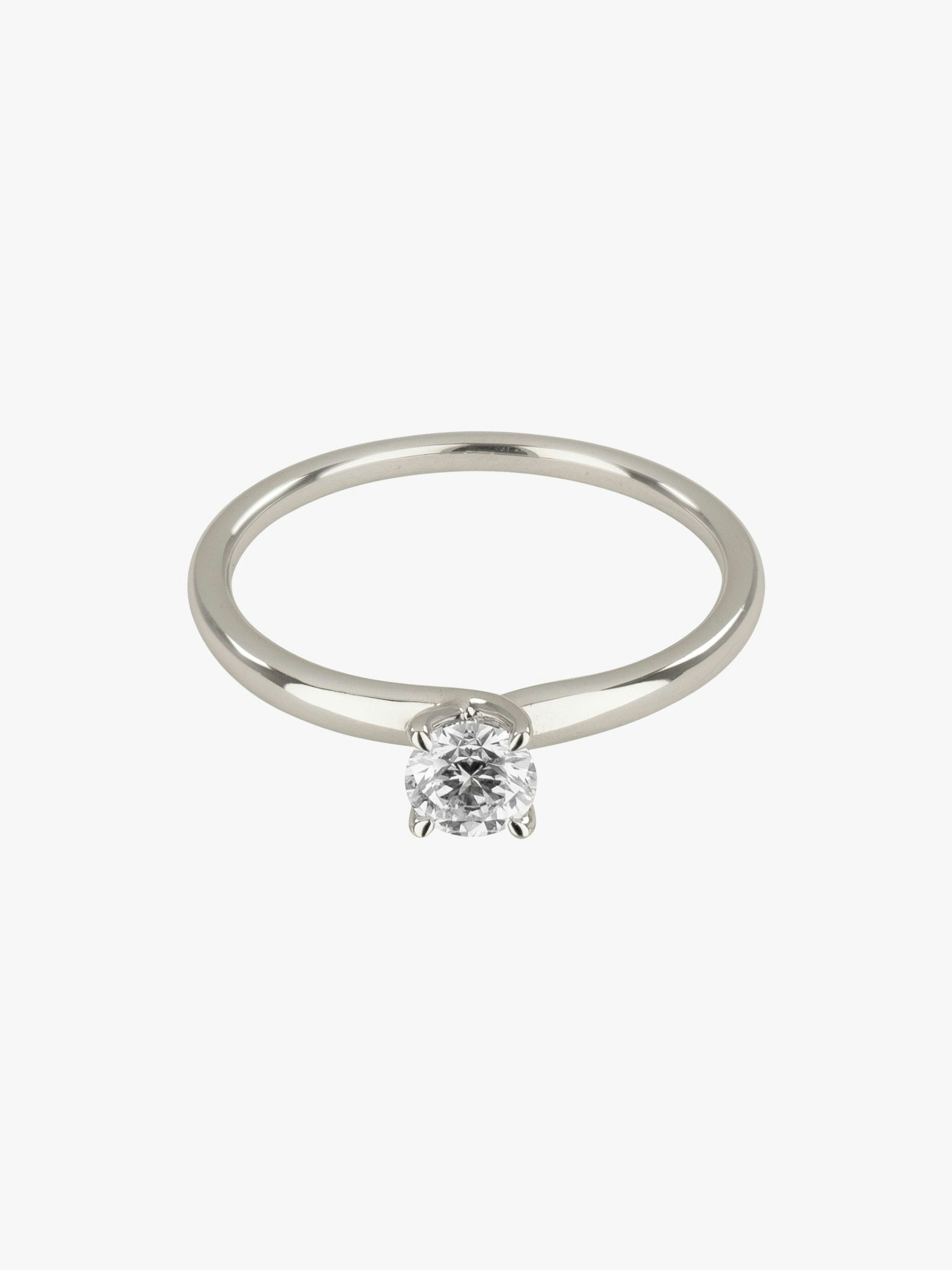 Solitaire diamond ring photo 3