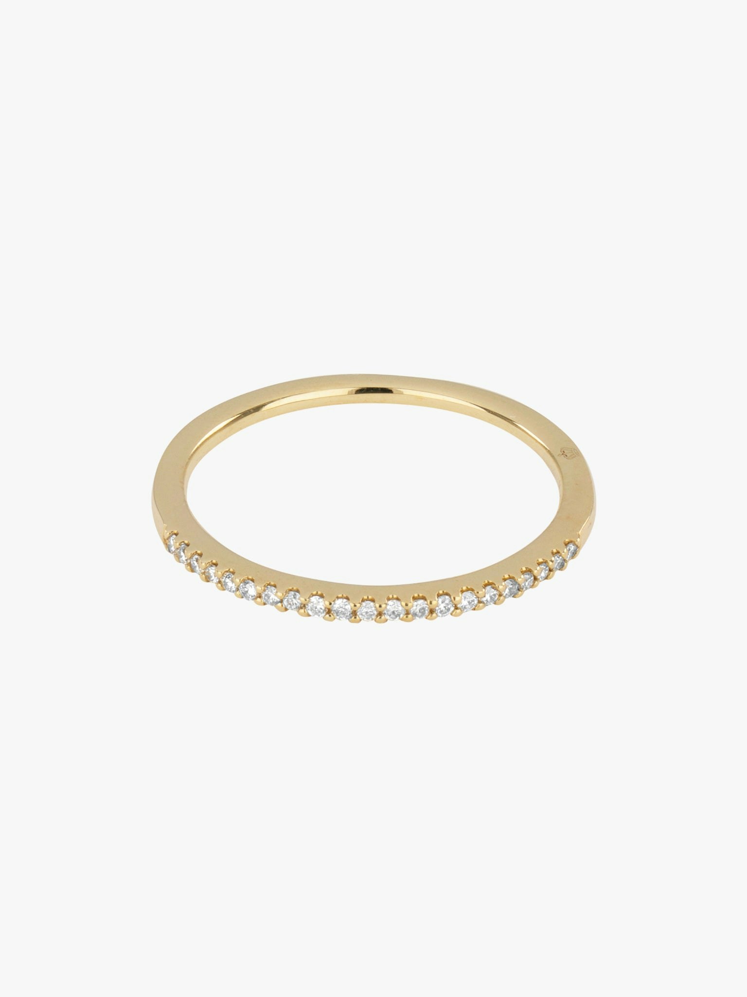 Delicate diamond eternity ring photo 1