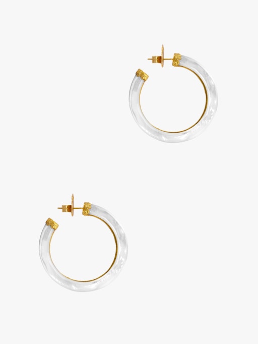 Mother of pearl hoops photo