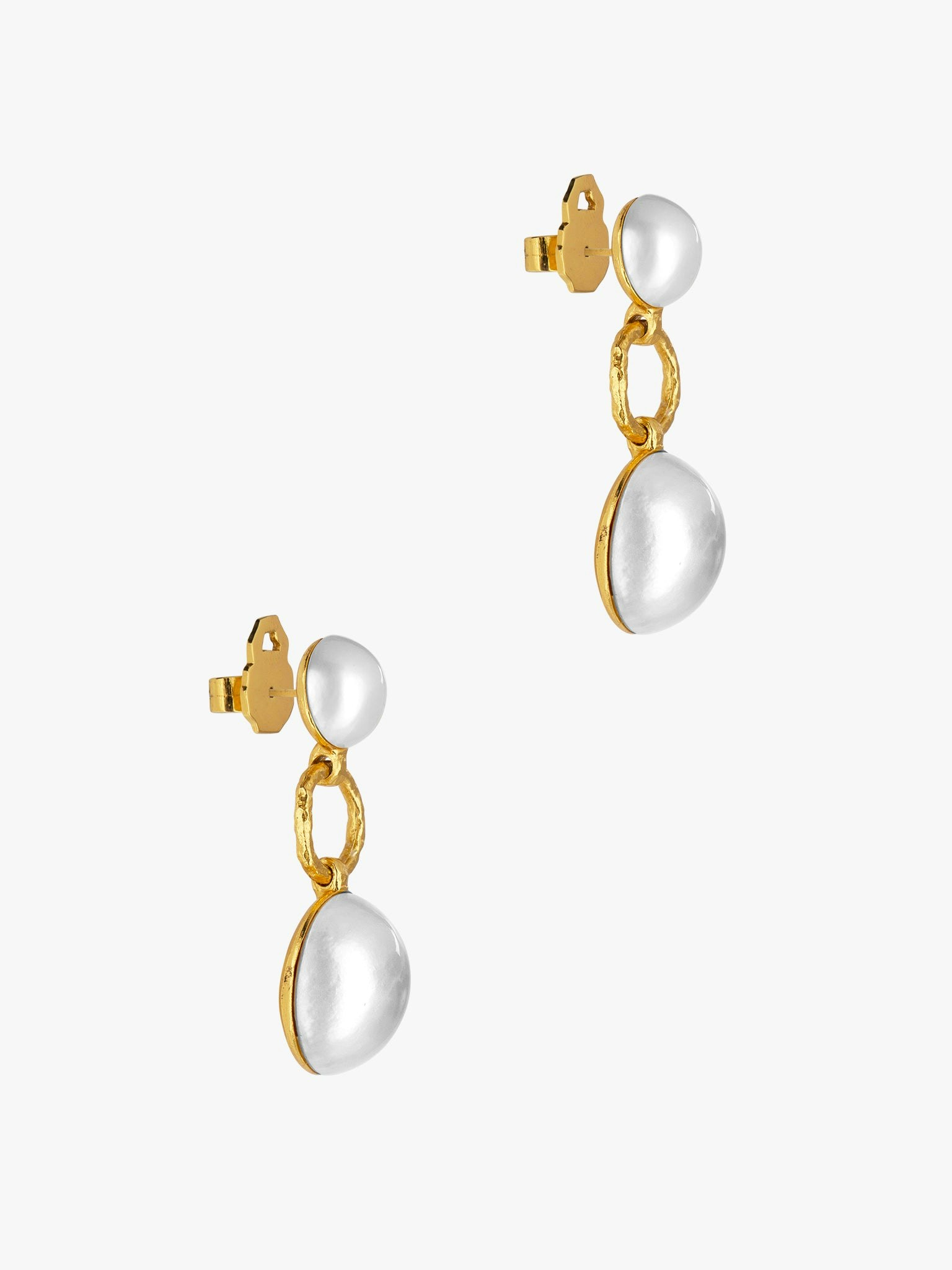 Mabe pearl drop earrings photo 3