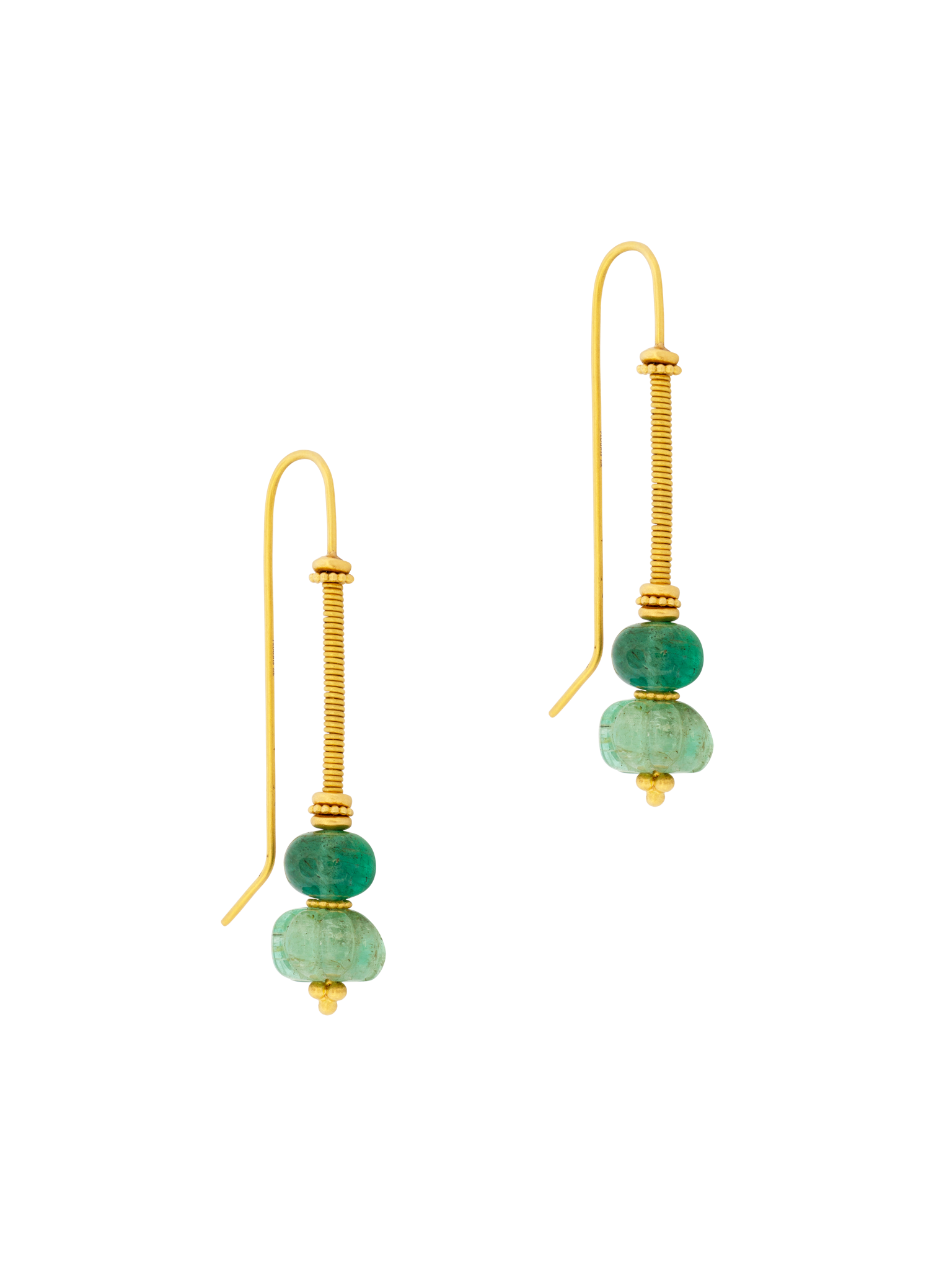 Duo emerald linea earrings photo 1