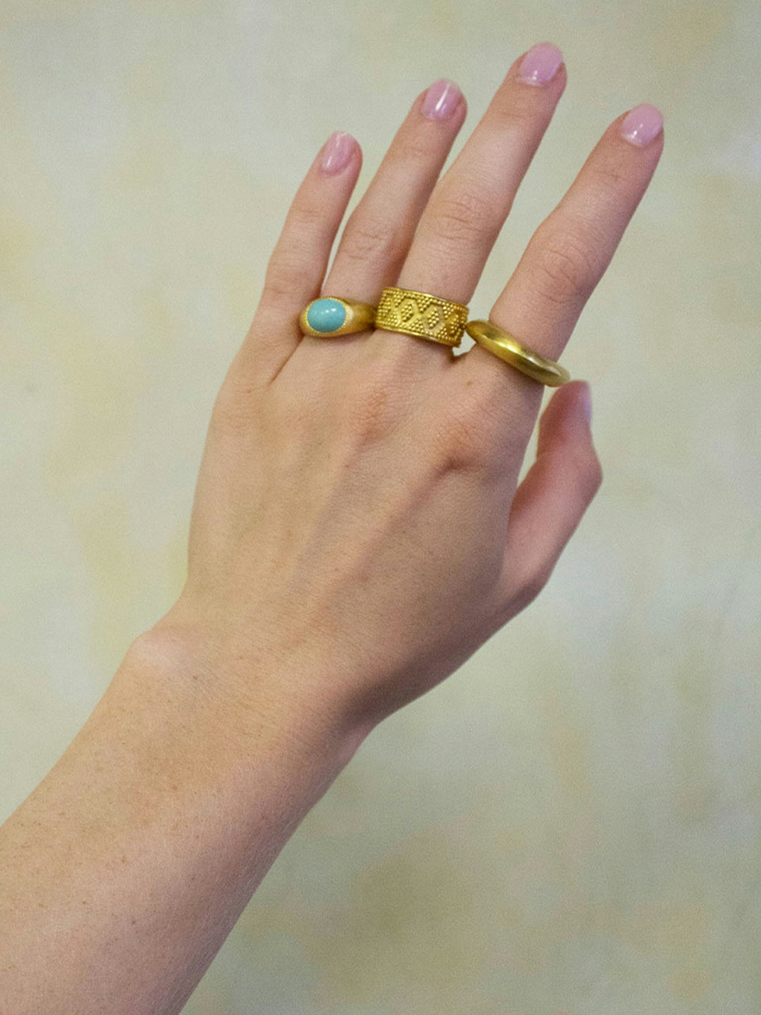 Turquoise roz ring photo 5