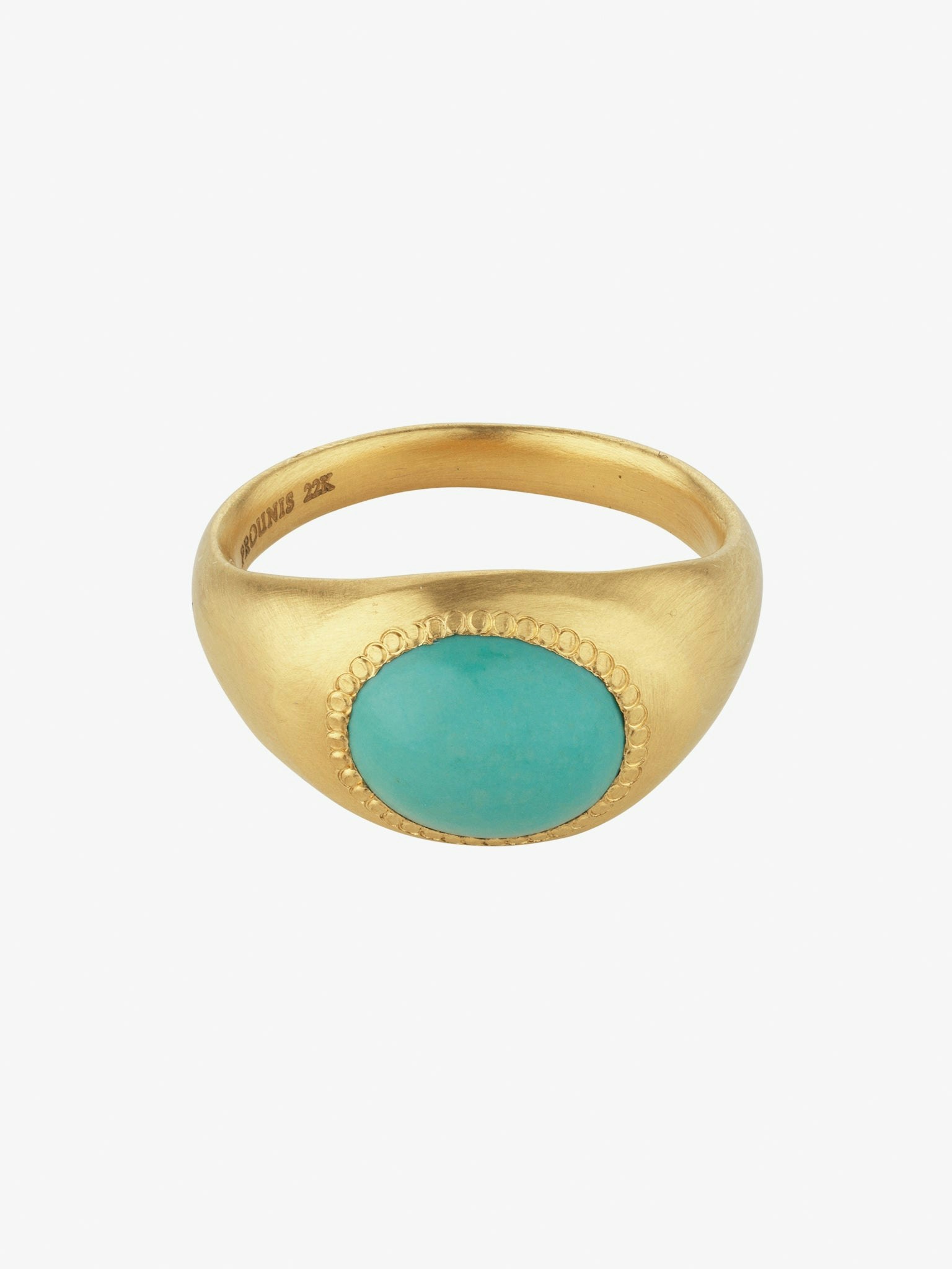 Turquoise roz ring photo 1