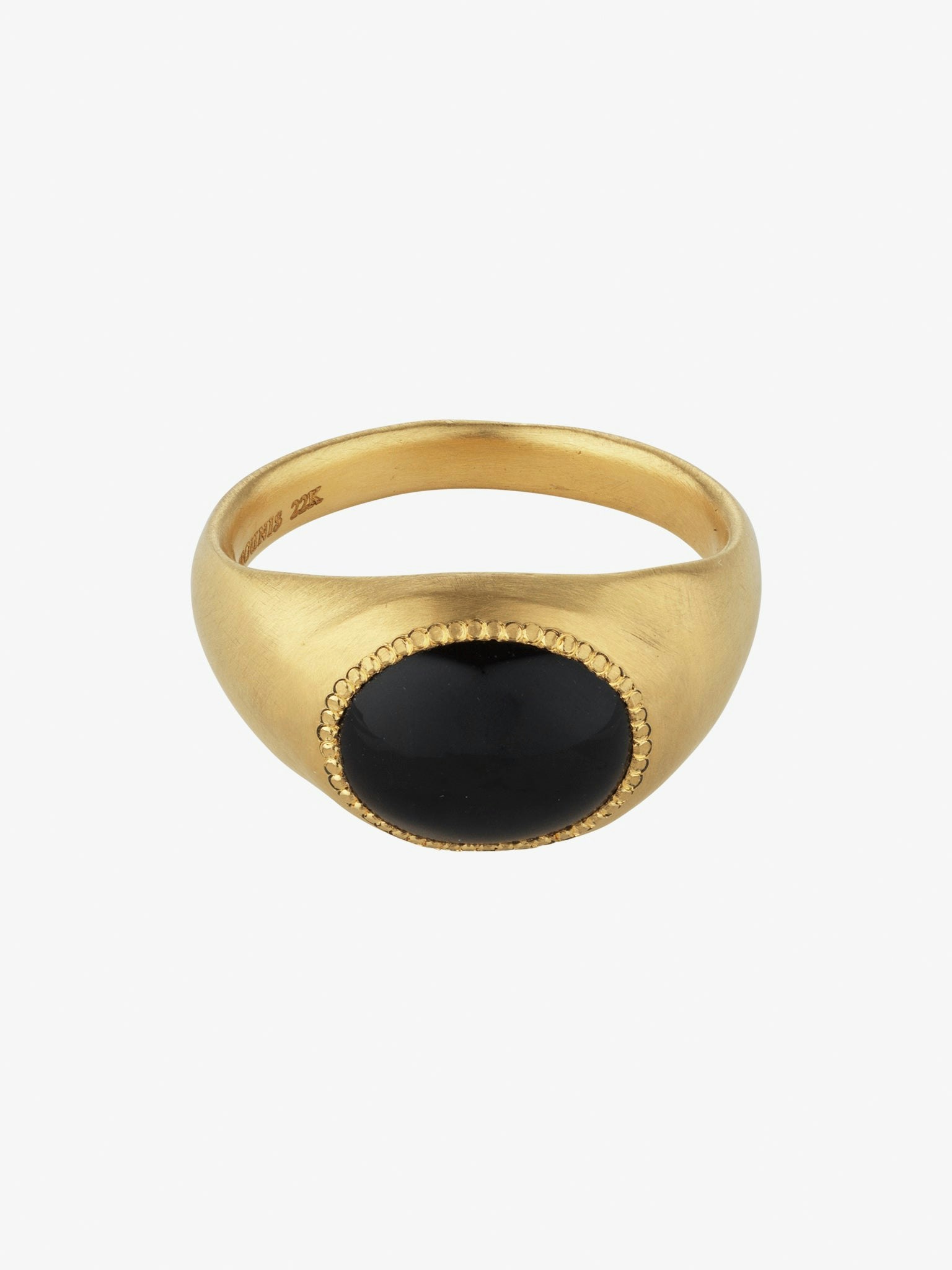 Black tourmaline roz ring photo 1