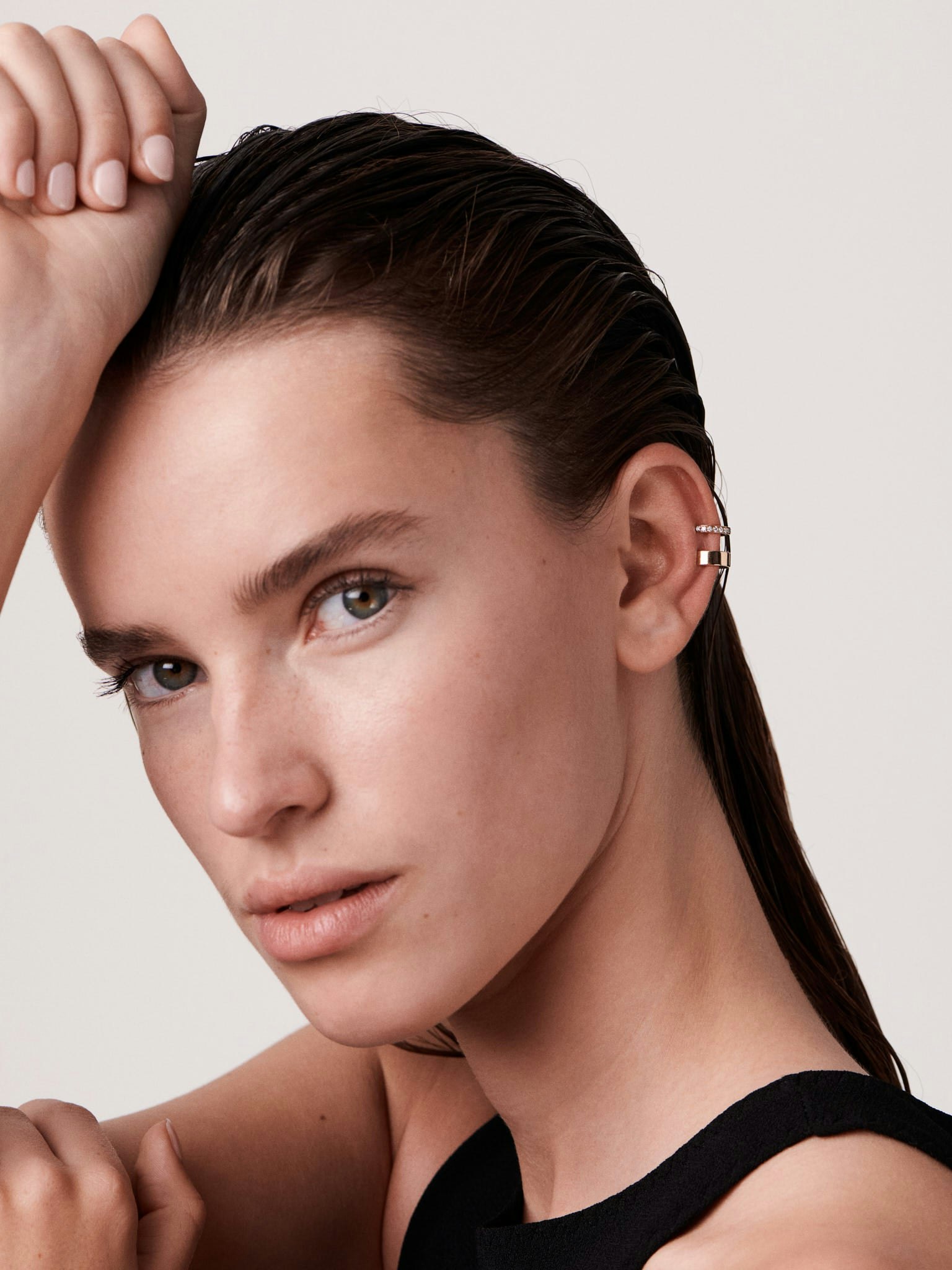 Berbere diamond ear cuff photo 2
