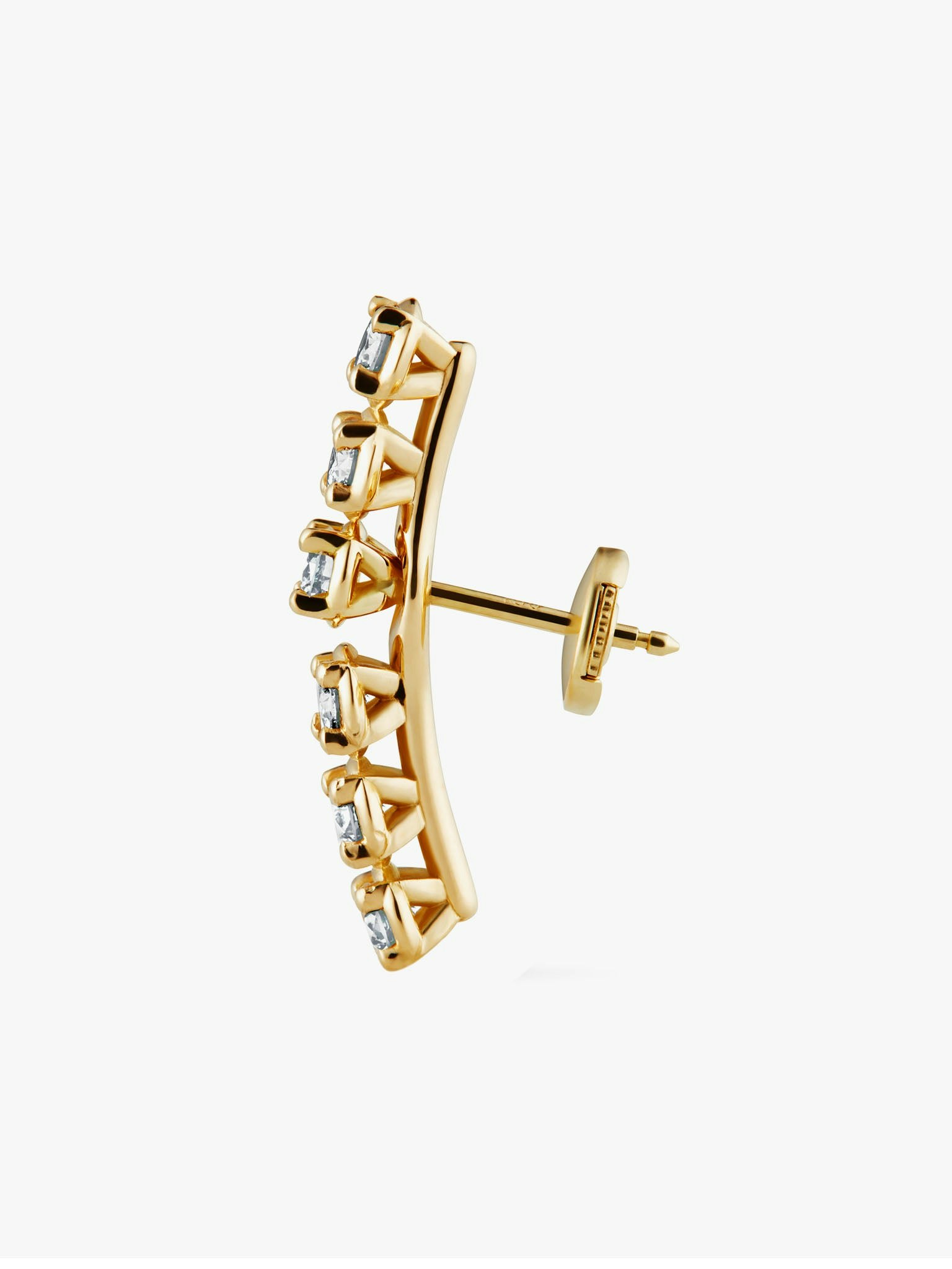 Two-piece alliance diamond earring photo 4