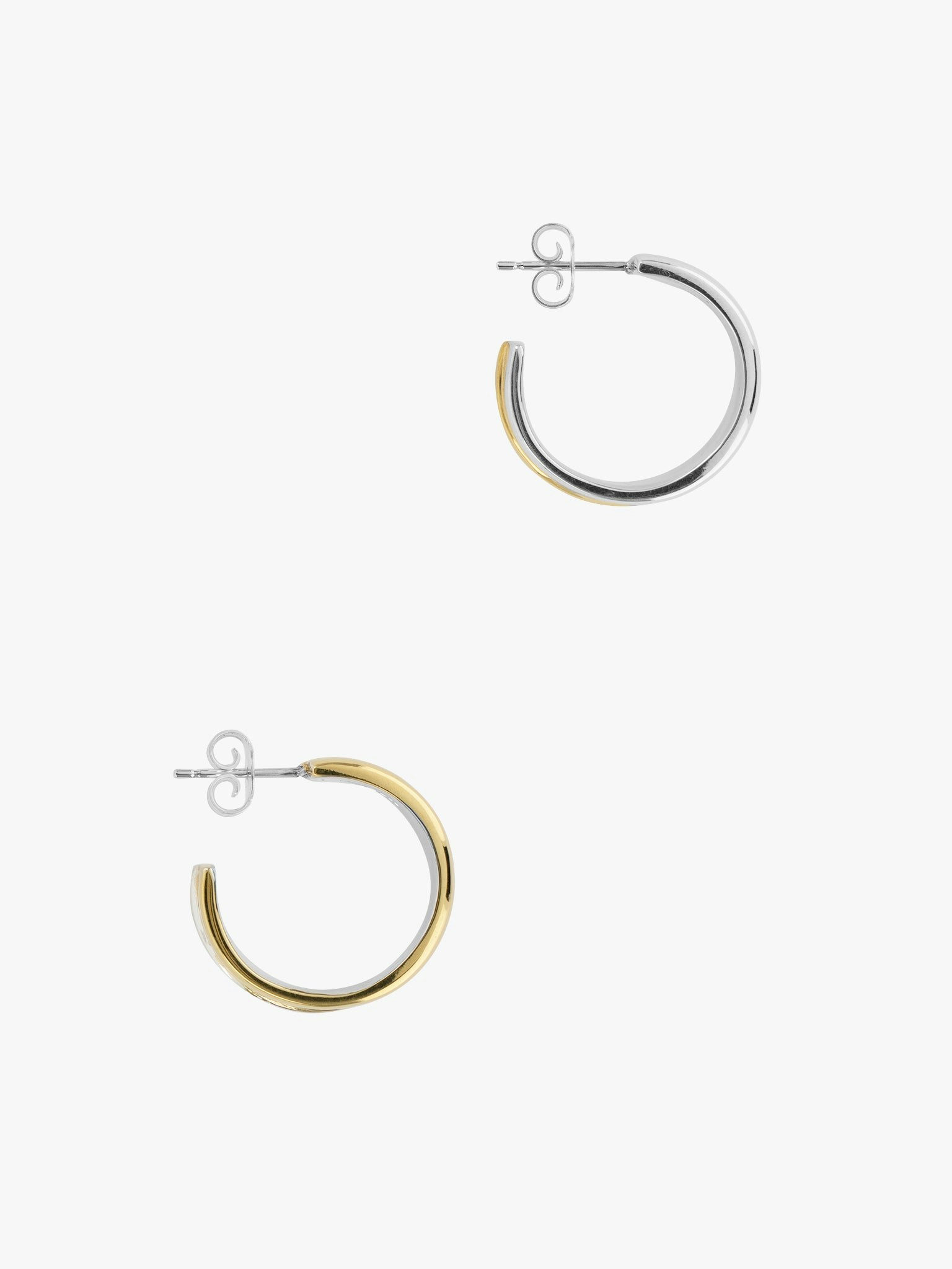 Joan two-tone hoops photo 3