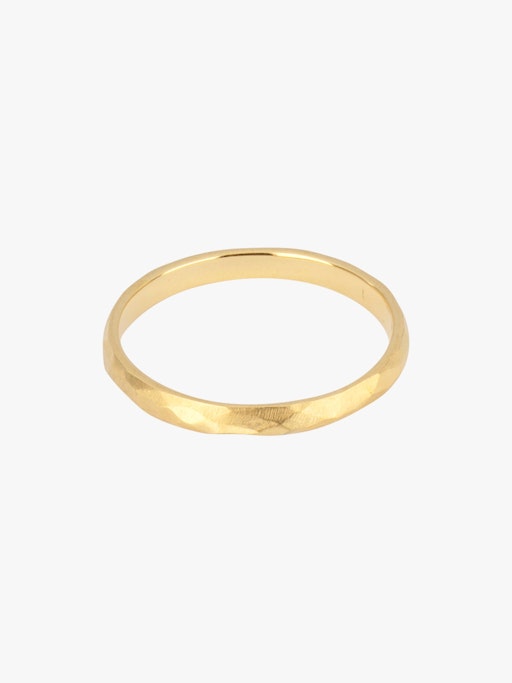 Faceted gold band  photo