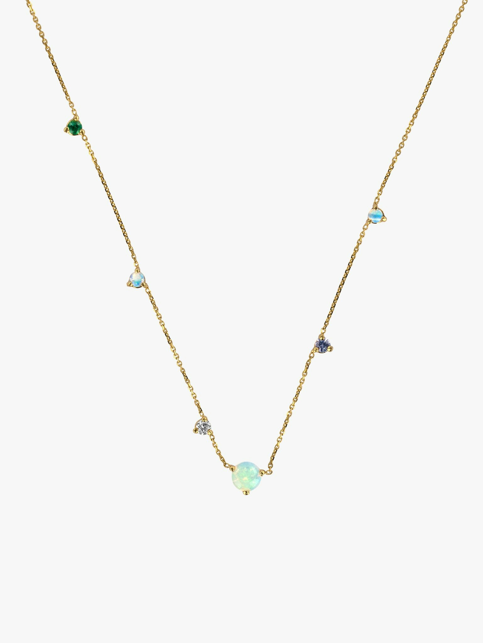 Linear chain necklace photo 1