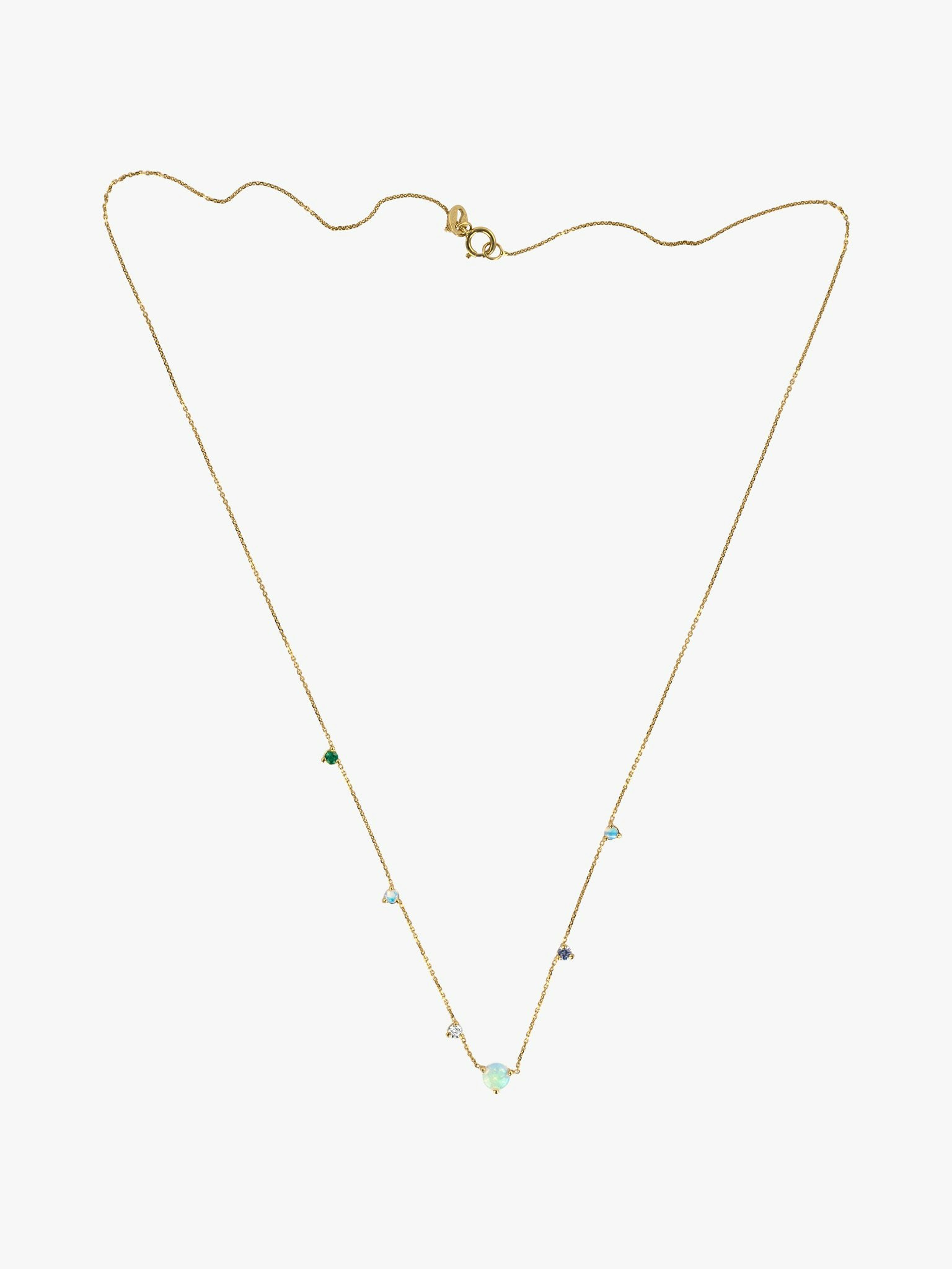 Linear chain necklace photo 3