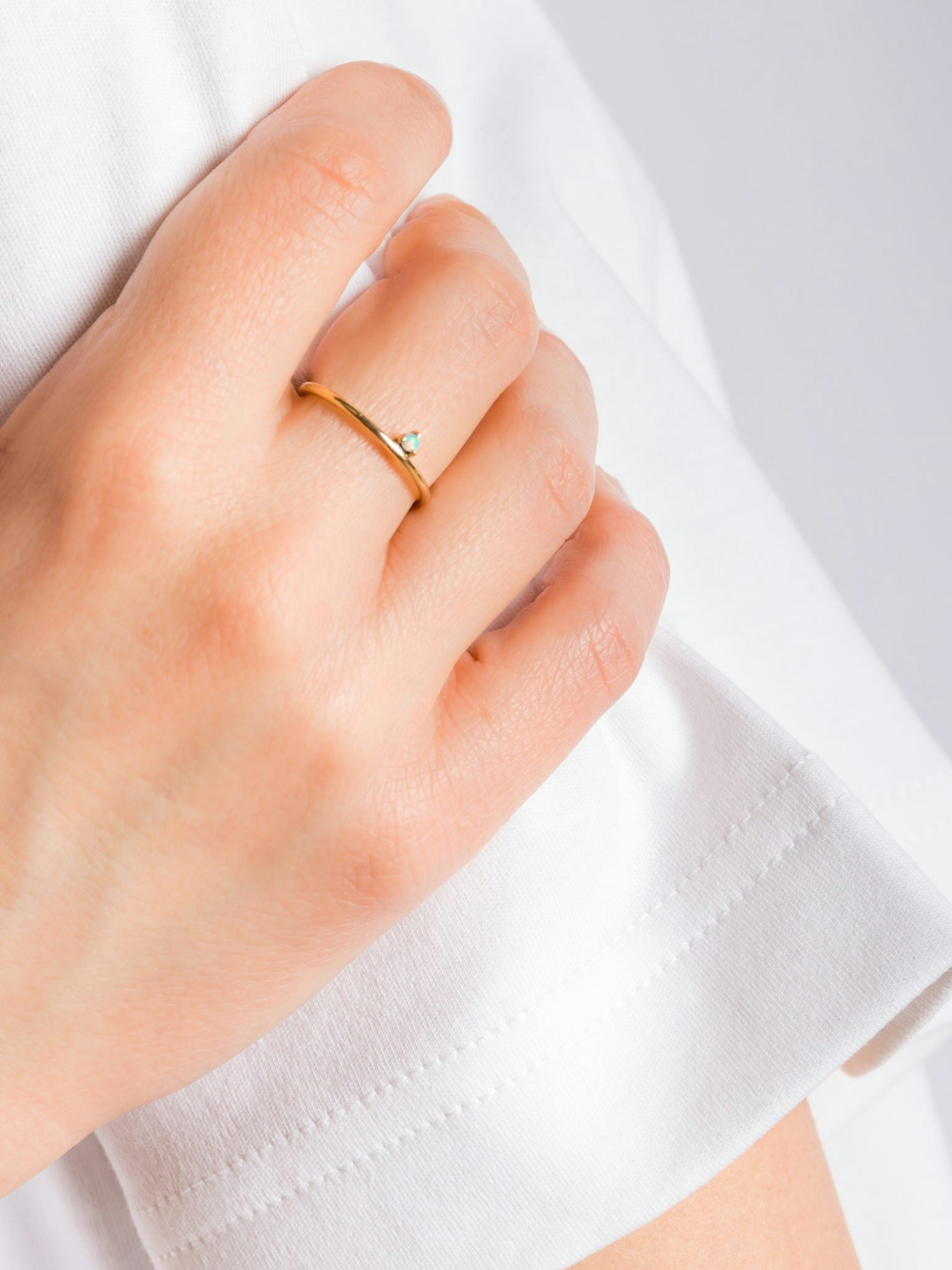 One-step opal ring photo 2