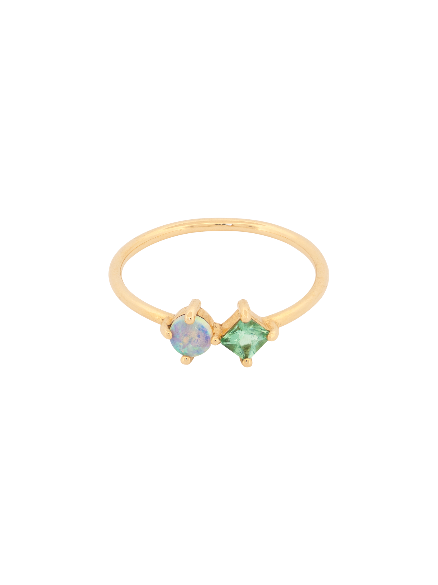 Tourmaline medium mosaic ring no.1 photo 1