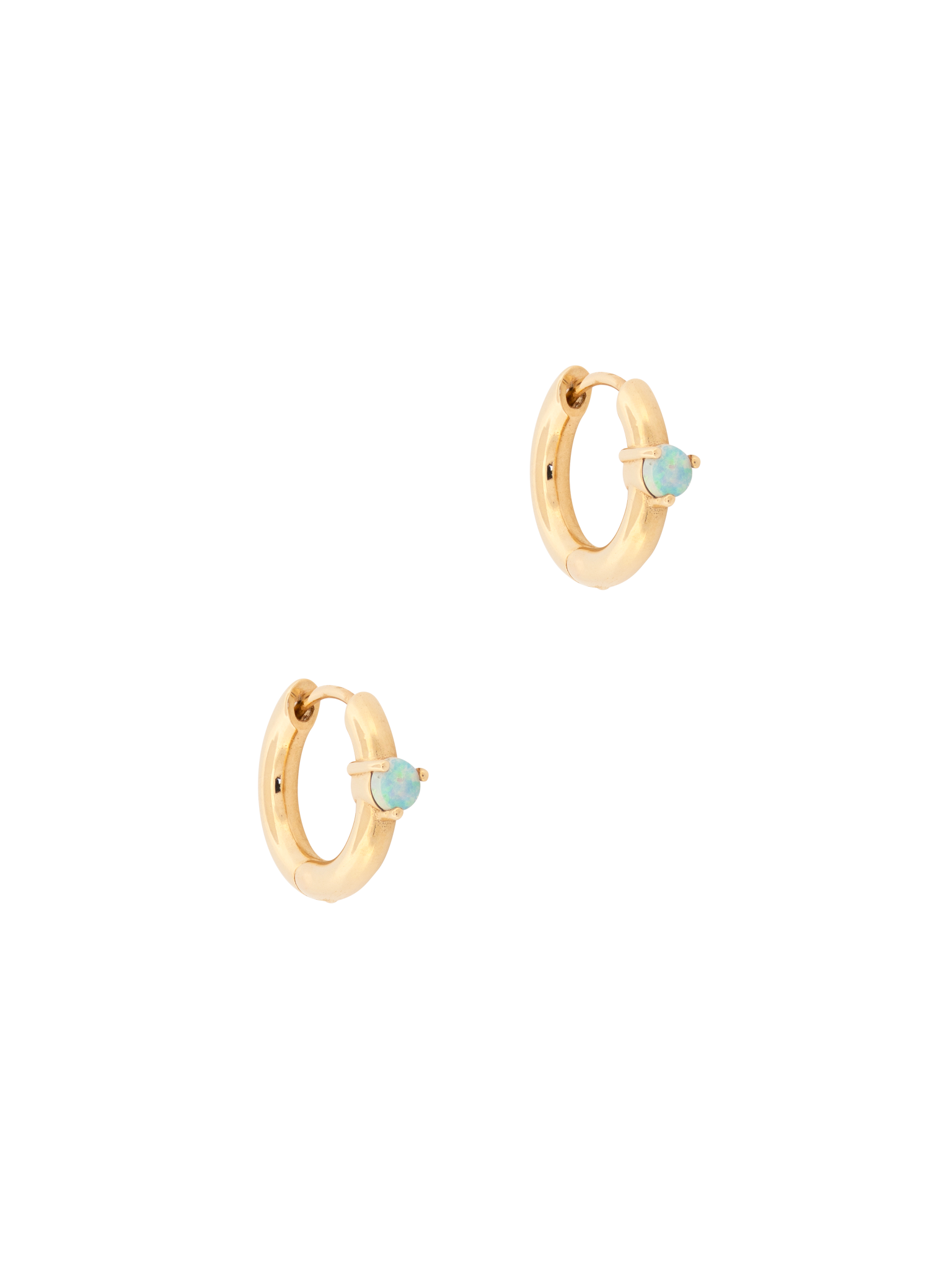 Opal clicker hoops photo 1