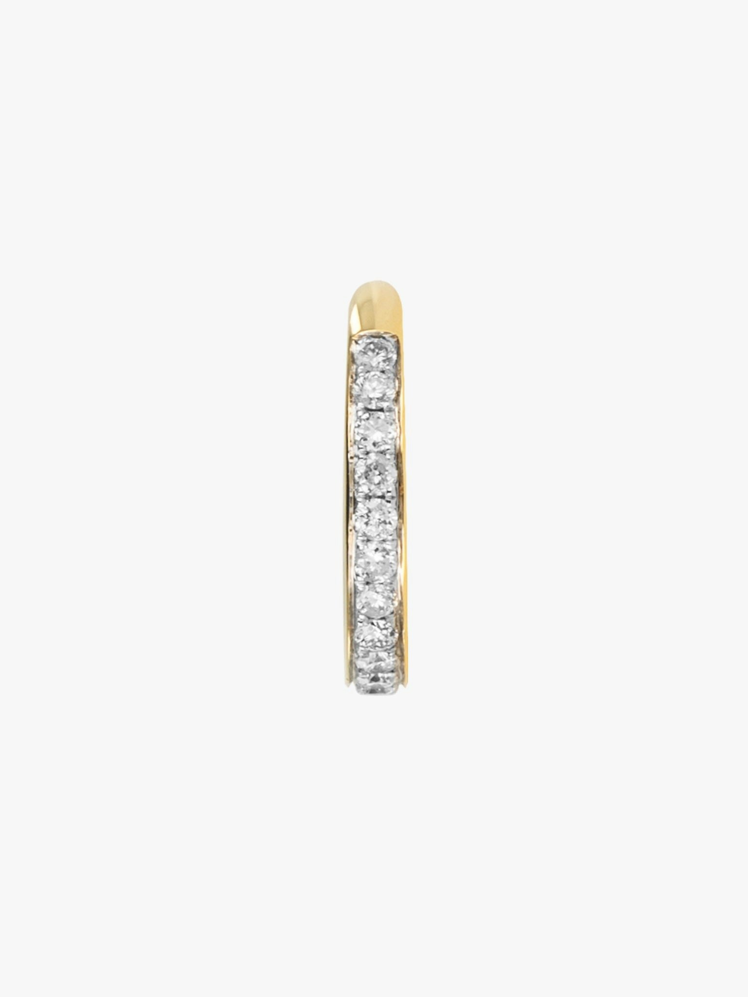 Diamond and yellow gold ear cuff photo 3